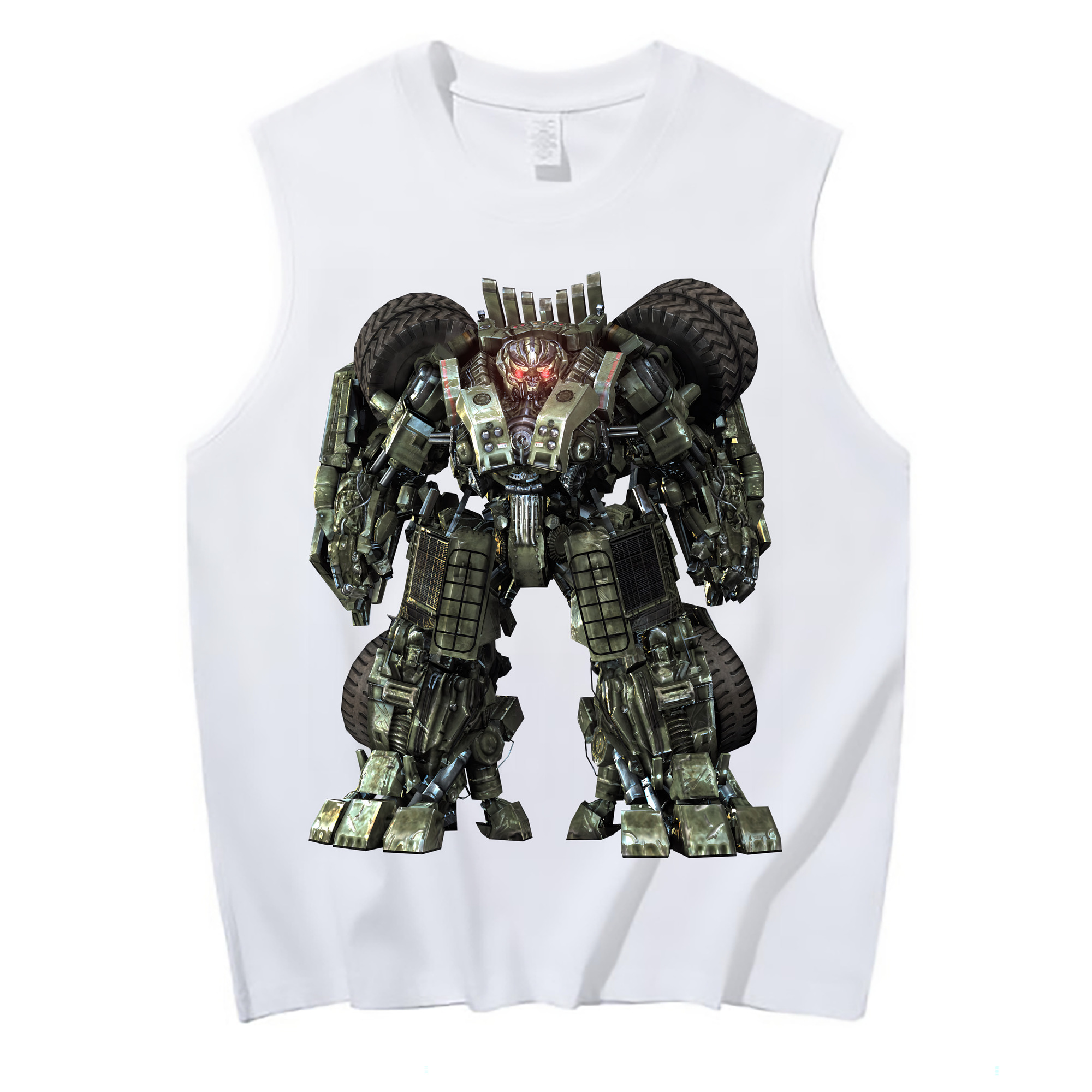 （画像用） Transformers トランスフォーマー コットン100％タンクトップ（フロントプリント）