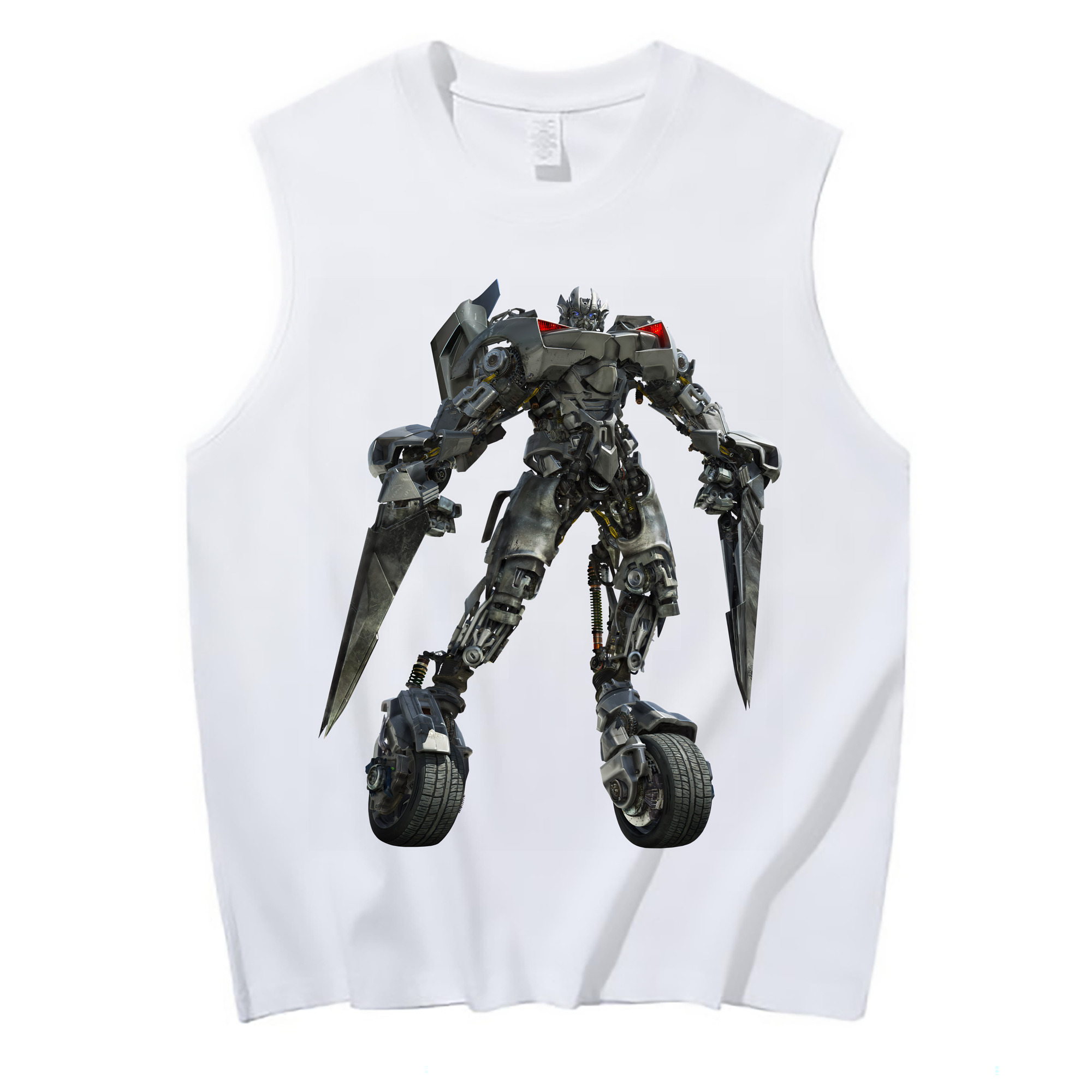 （画像用） Transformers トランスフォーマー コットン100％タンクトップ（フロントプリント）