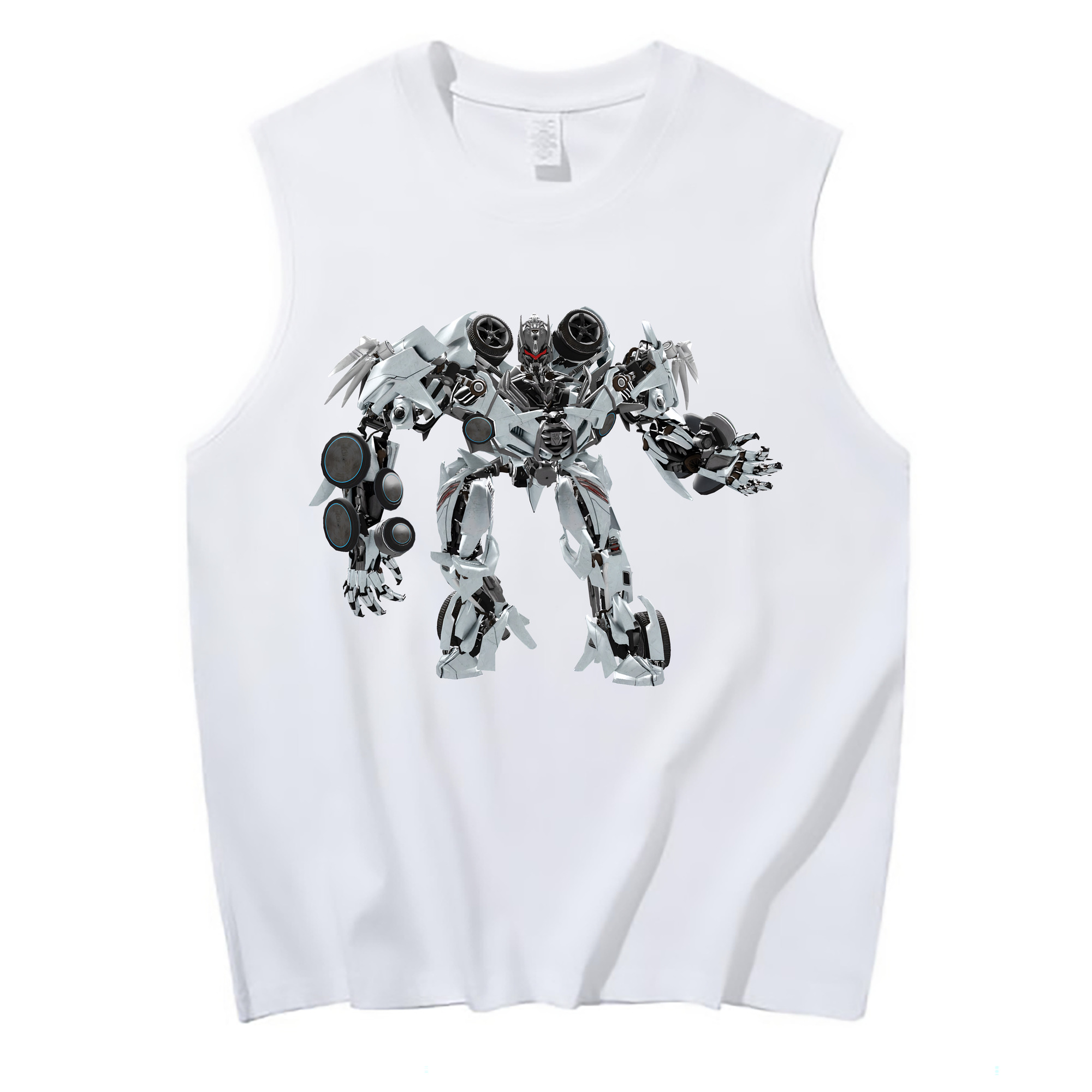 （画像用） Transformers トランスフォーマー コットン100％タンクトップ（フロントプリント）