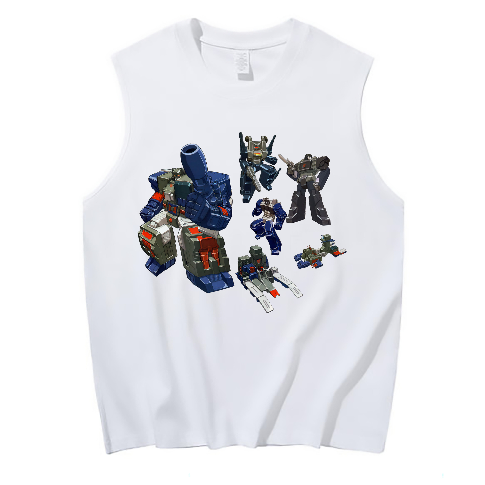 （画像用） Transformers トランスフォーマー コットン100％タンクトップ（フロントプリント）