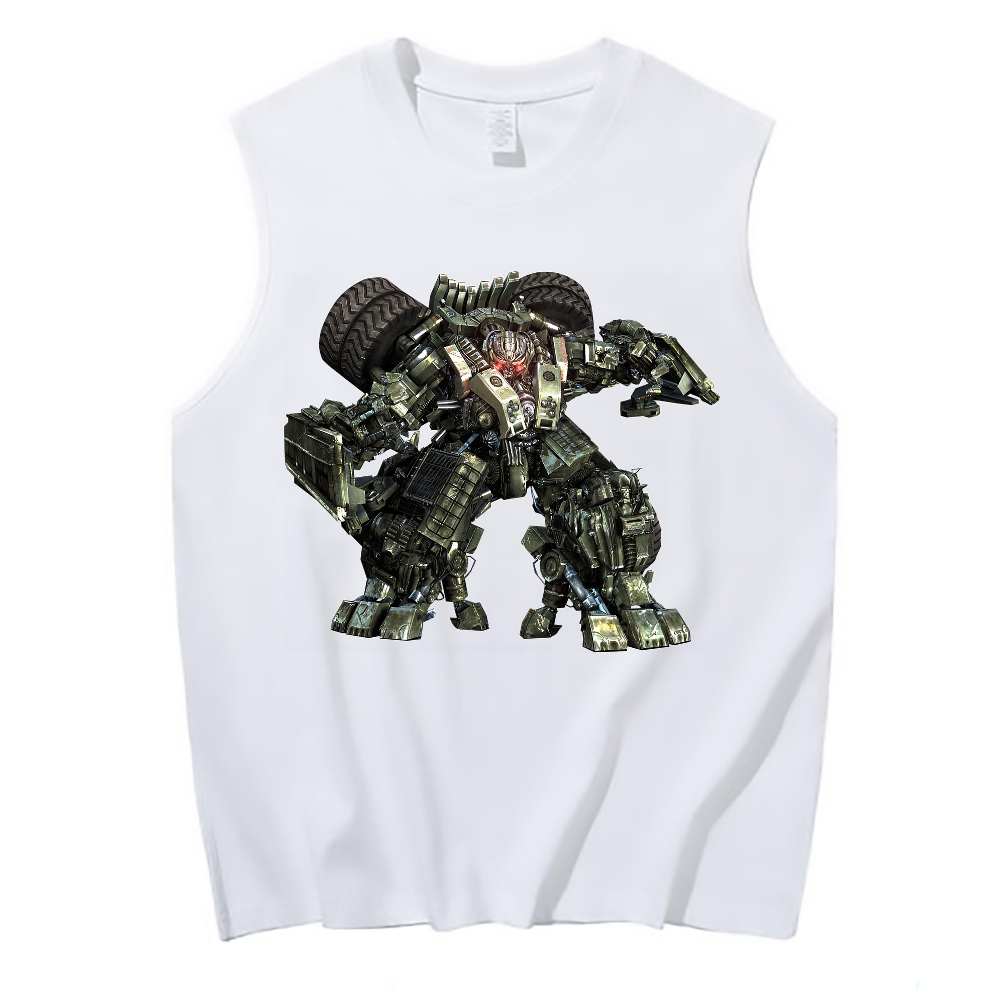 （画像用） Transformers トランスフォーマー コットン100％タンクトップ（フロントプリント）