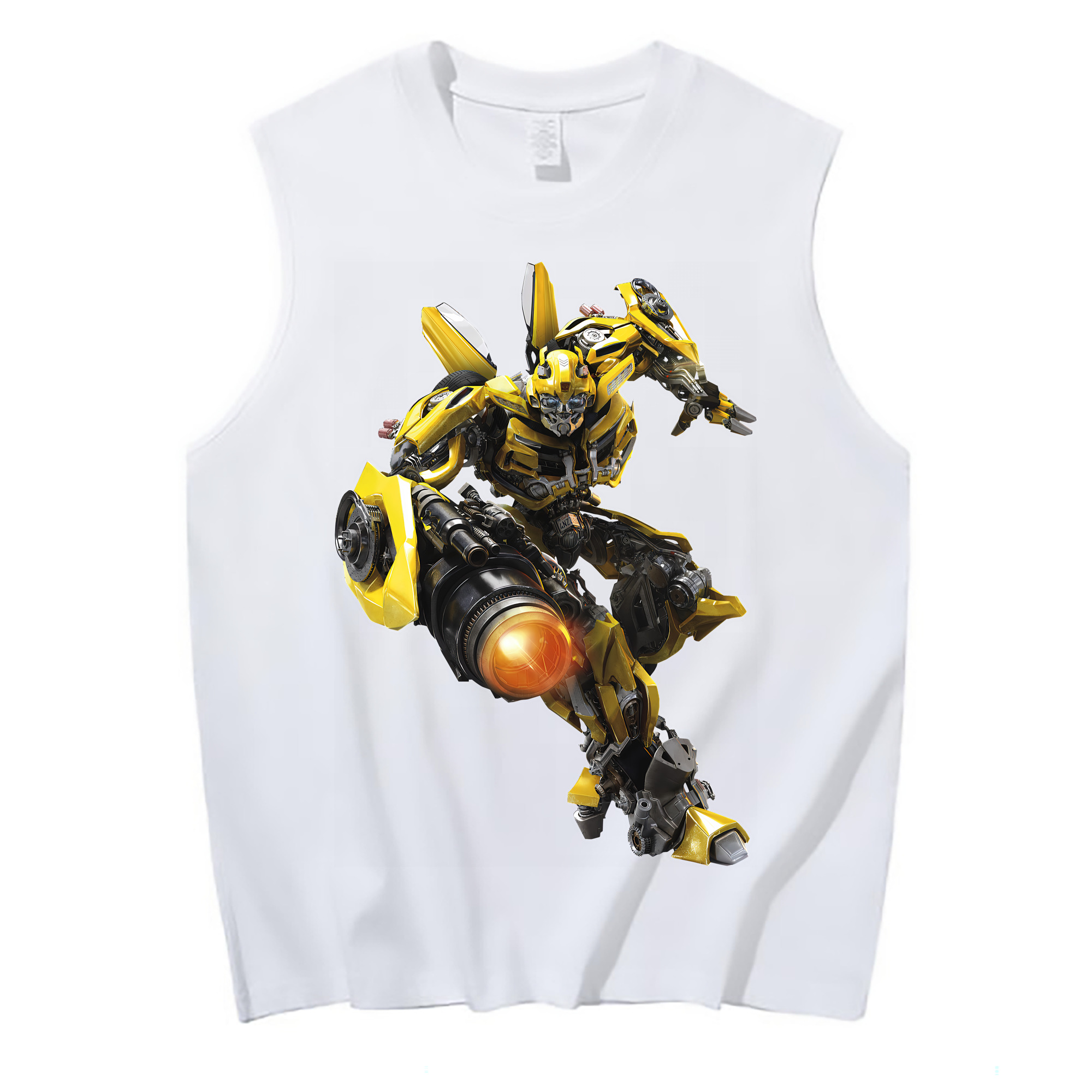 （画像用） Transformers トランスフォーマー コットン100％タンクトップ（フロントプリント）