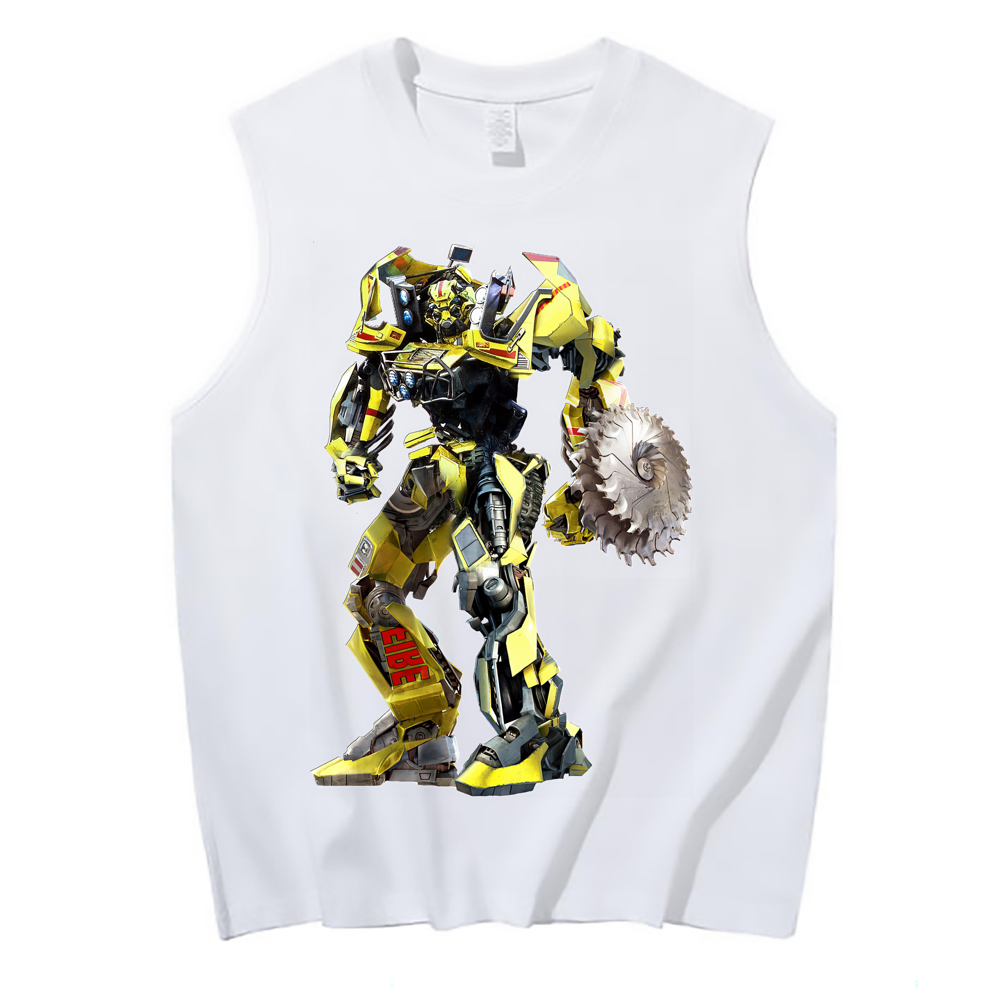 （画像用） Transformers トランスフォーマー コットン100％タンクトップ（フロントプリント）