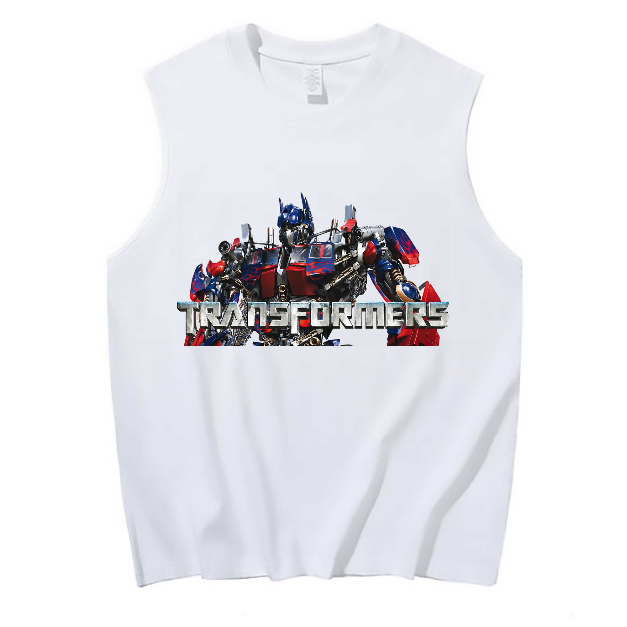 （画像用） Transformers トランスフォーマー コットン100％タンクトップ（フロントプリント）