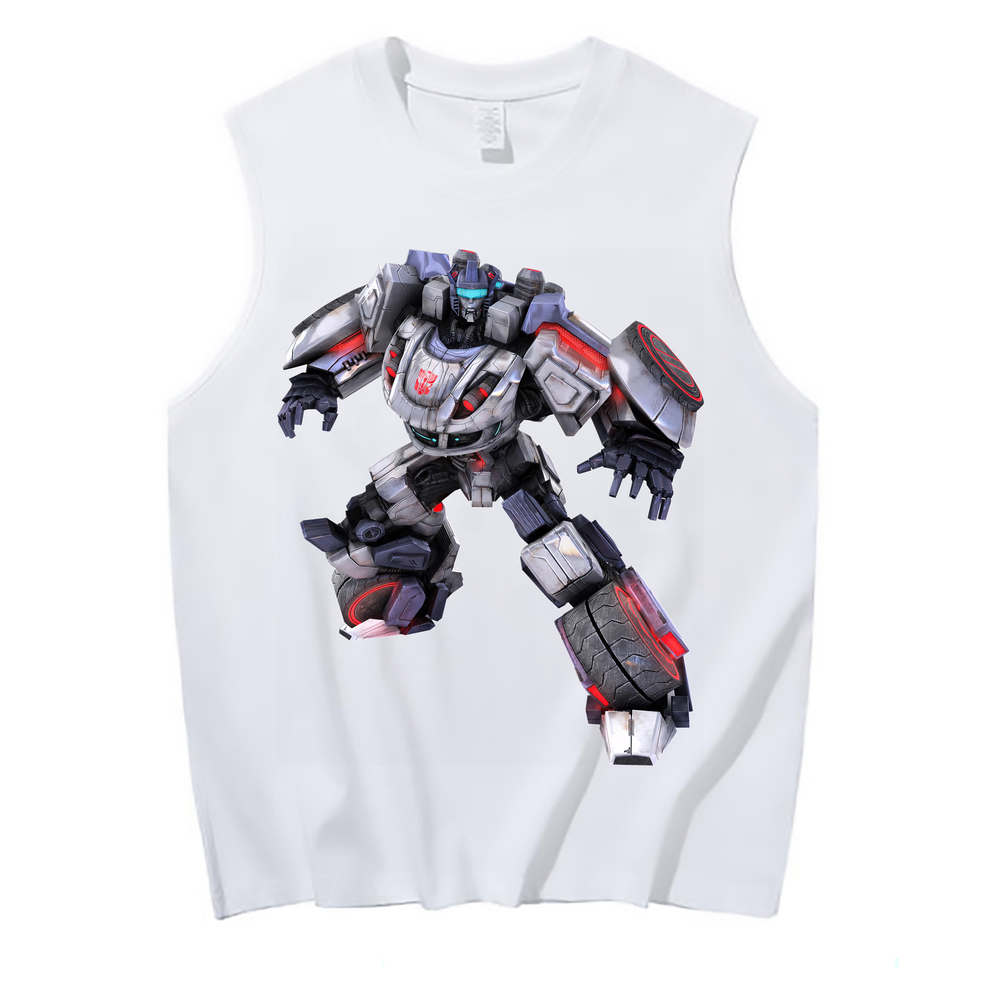 （画像用） Transformers トランスフォーマー コットン100％タンクトップ（フロントプリント）