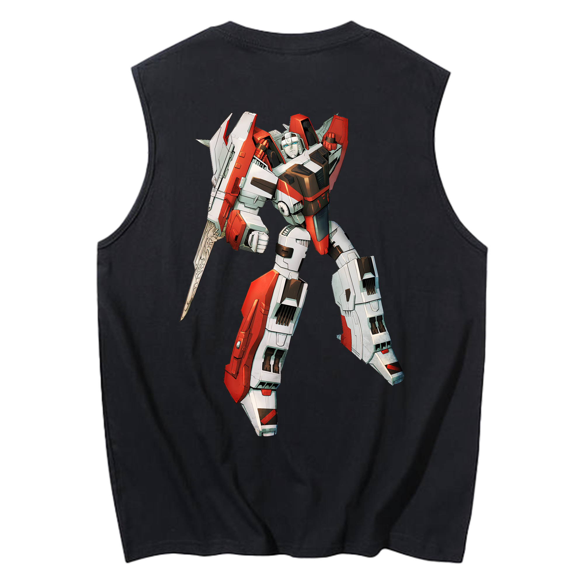 （画像用） Transformers トランスフォーマー コットン100％タンクトップ（背面プリント）