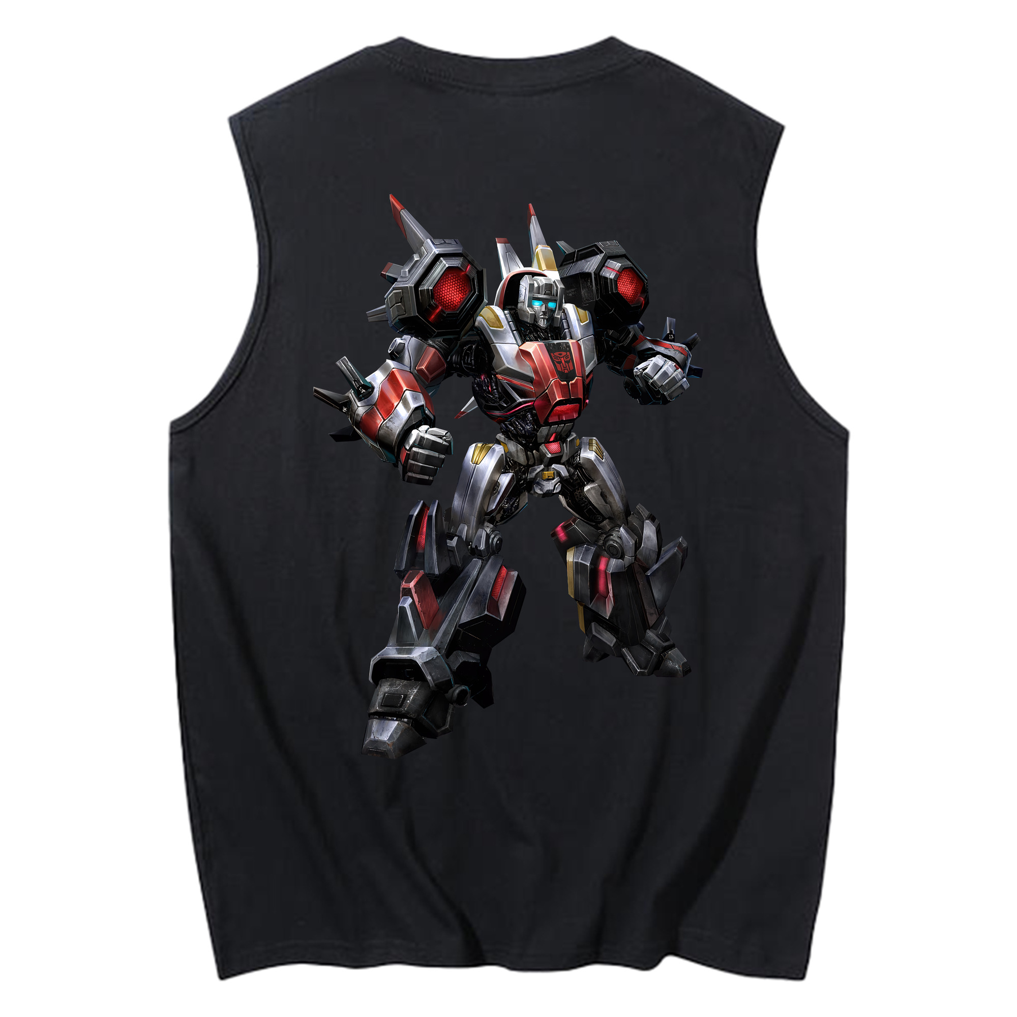（画像用） Transformers トランスフォーマー コットン100％タンクトップ（背面プリント）