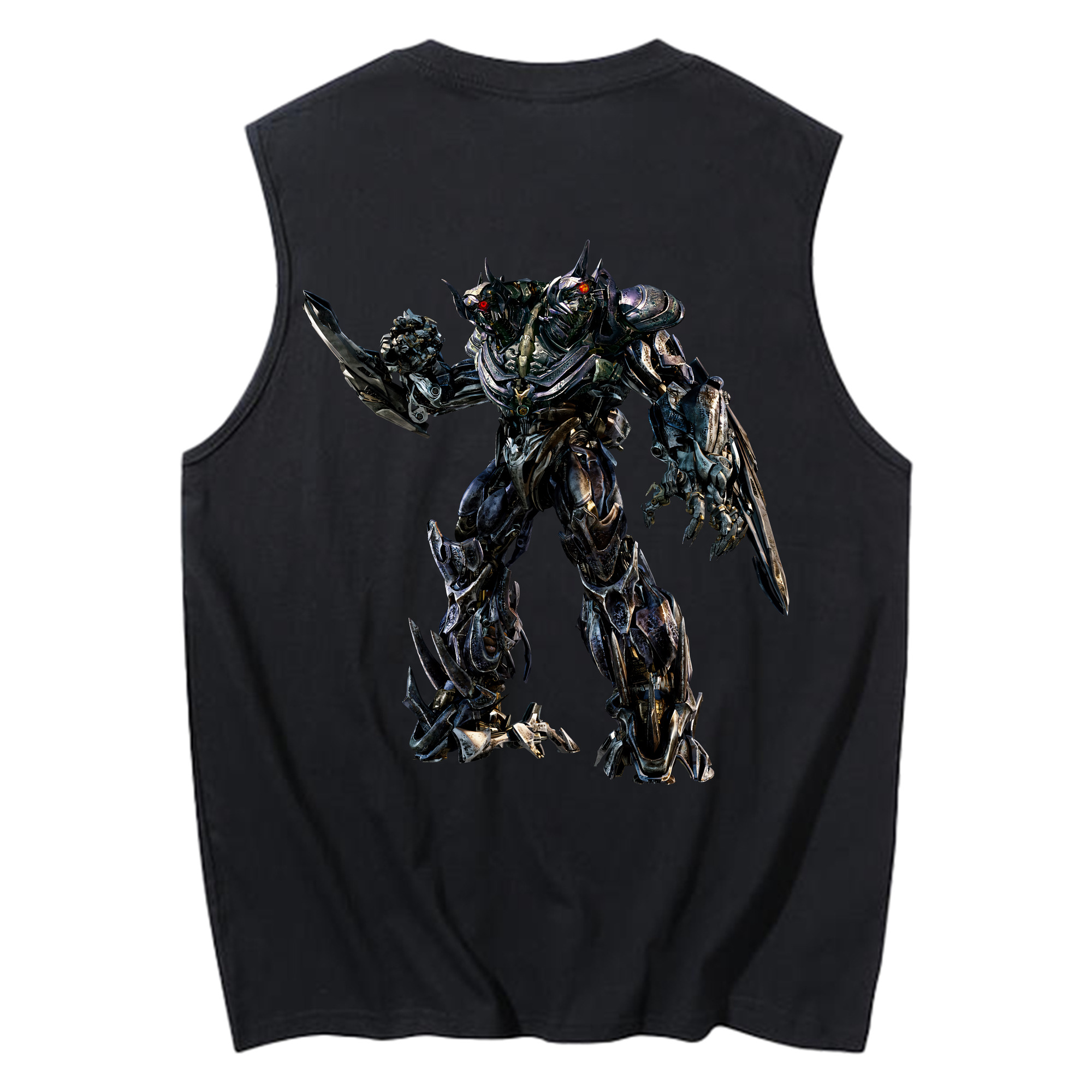 （画像用） Transformers トランスフォーマー コットン100％タンクトップ（背面プリント）