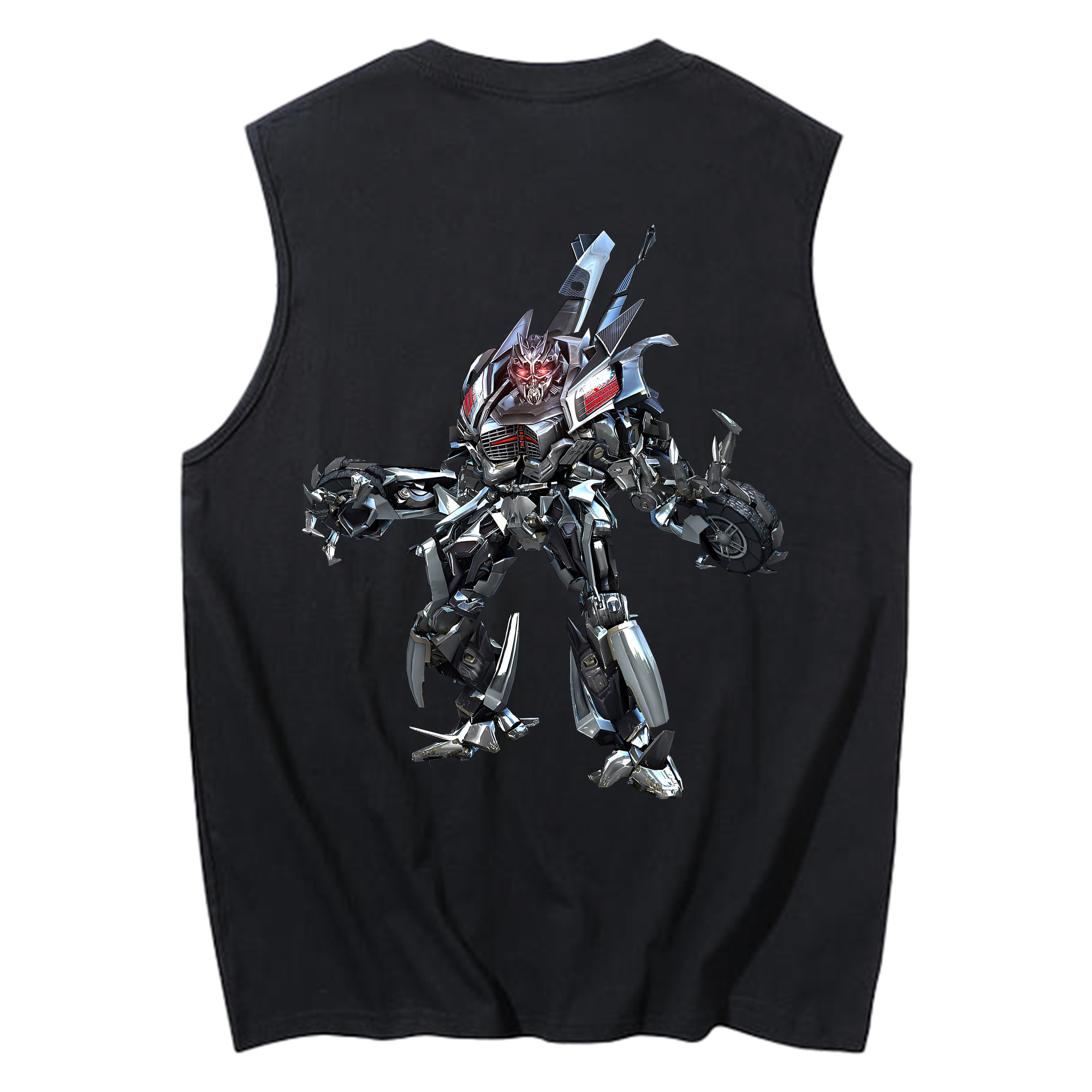（画像用） Transformers トランスフォーマー コットン100％タンクトップ（背面プリント）