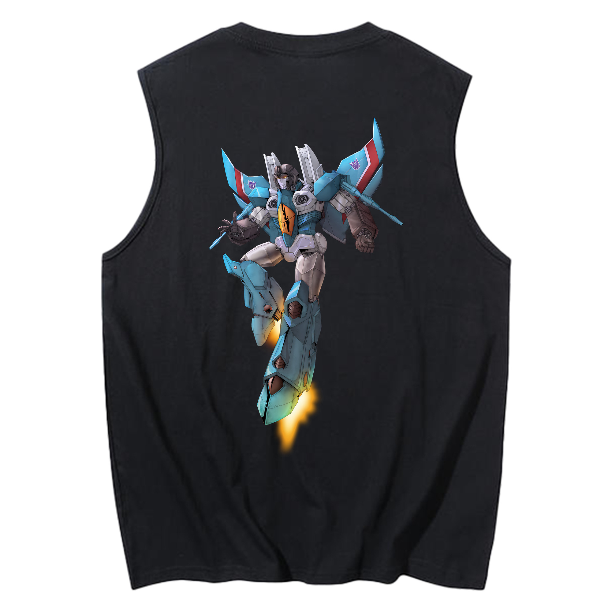 （画像用） Transformers トランスフォーマー コットン100％タンクトップ（背面プリント）