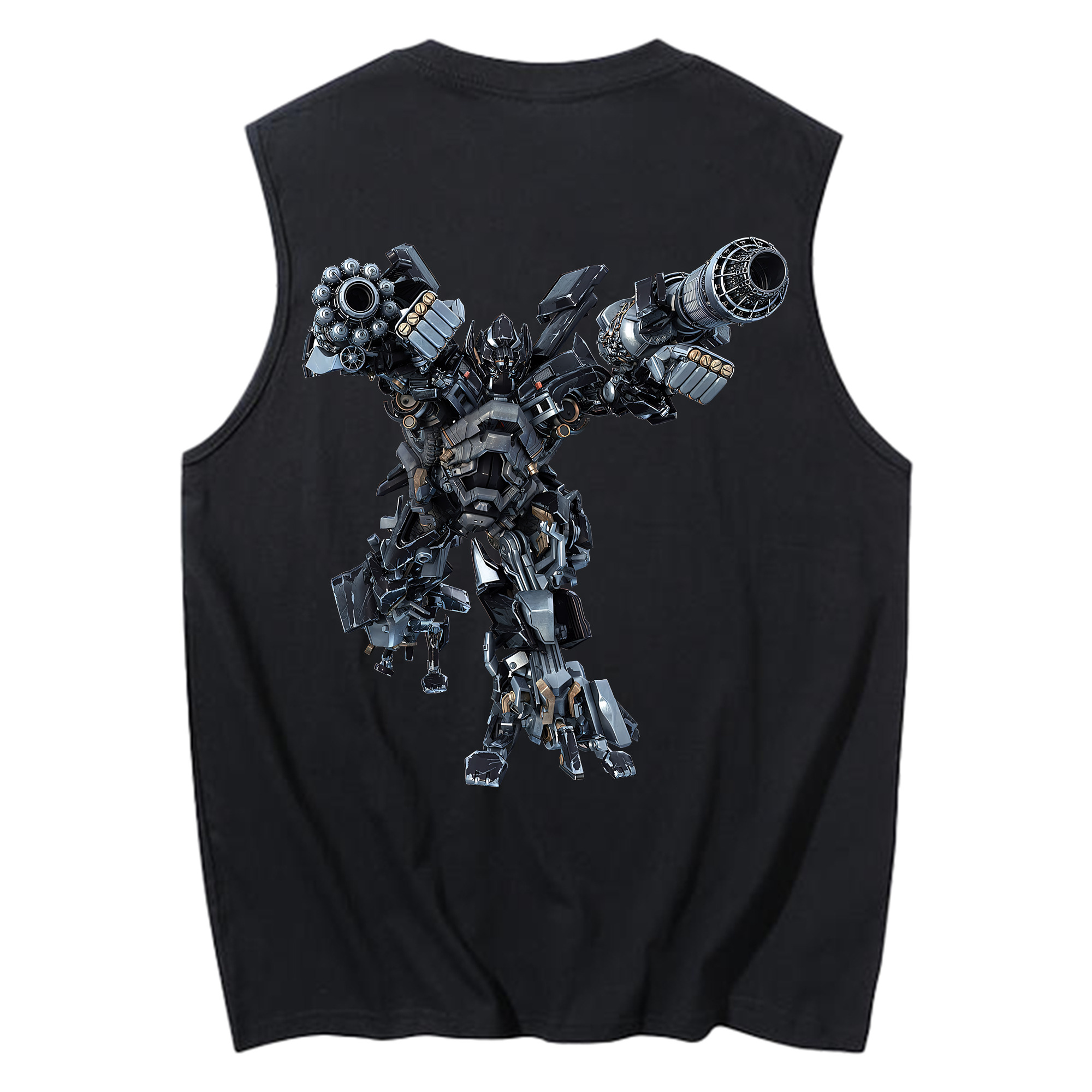 （画像用） Transformers トランスフォーマー コットン100％タンクトップ（背面プリント）
