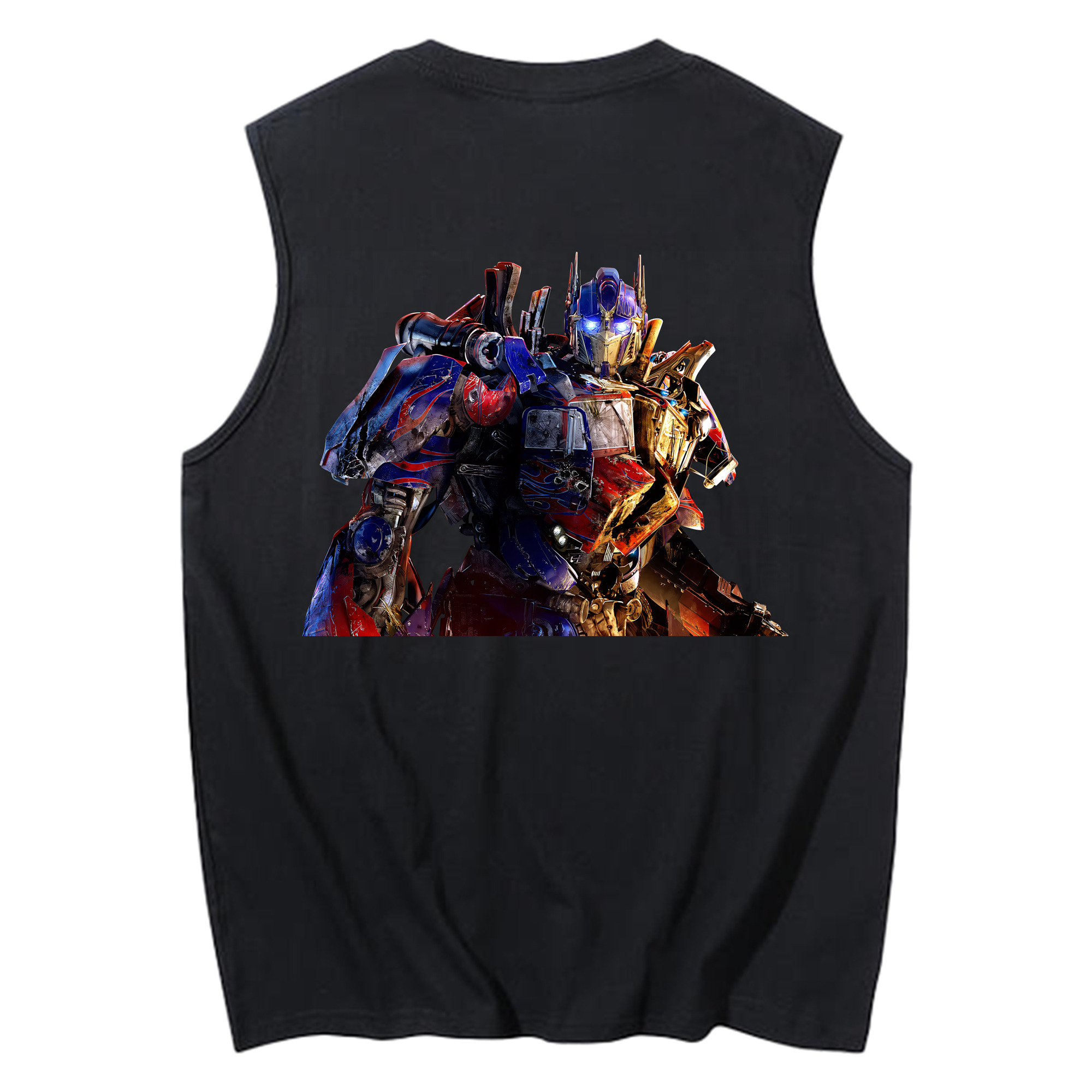 （画像用） Transformers トランスフォーマー コットン100％タンクトップ（背面プリント）