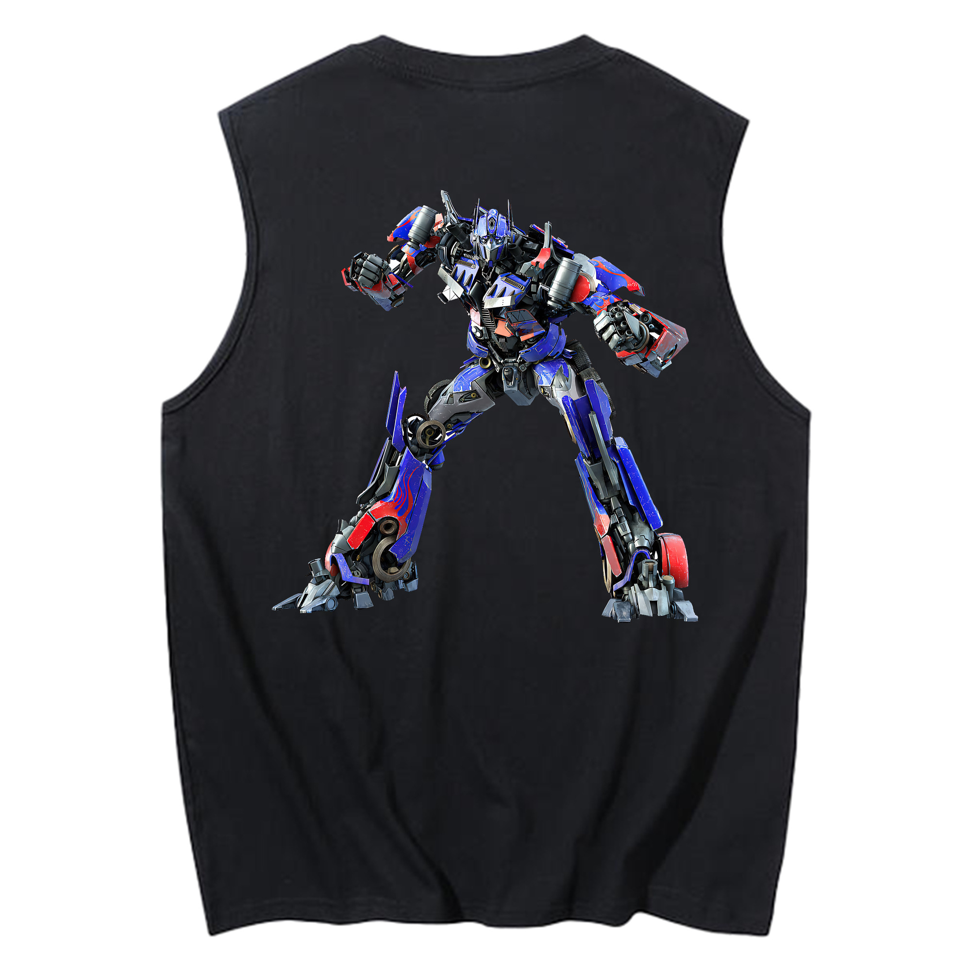 （画像用） Transformers トランスフォーマー コットン100％タンクトップ（背面プリント）