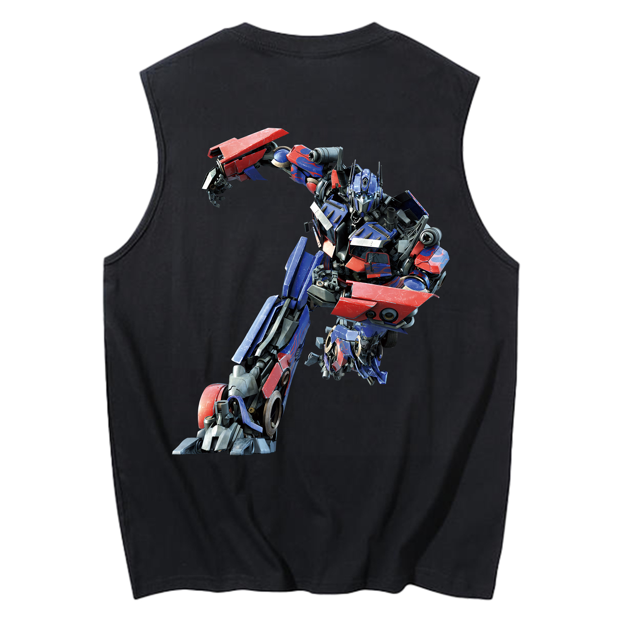 （画像用） Transformers トランスフォーマー コットン100％タンクトップ（背面プリント）