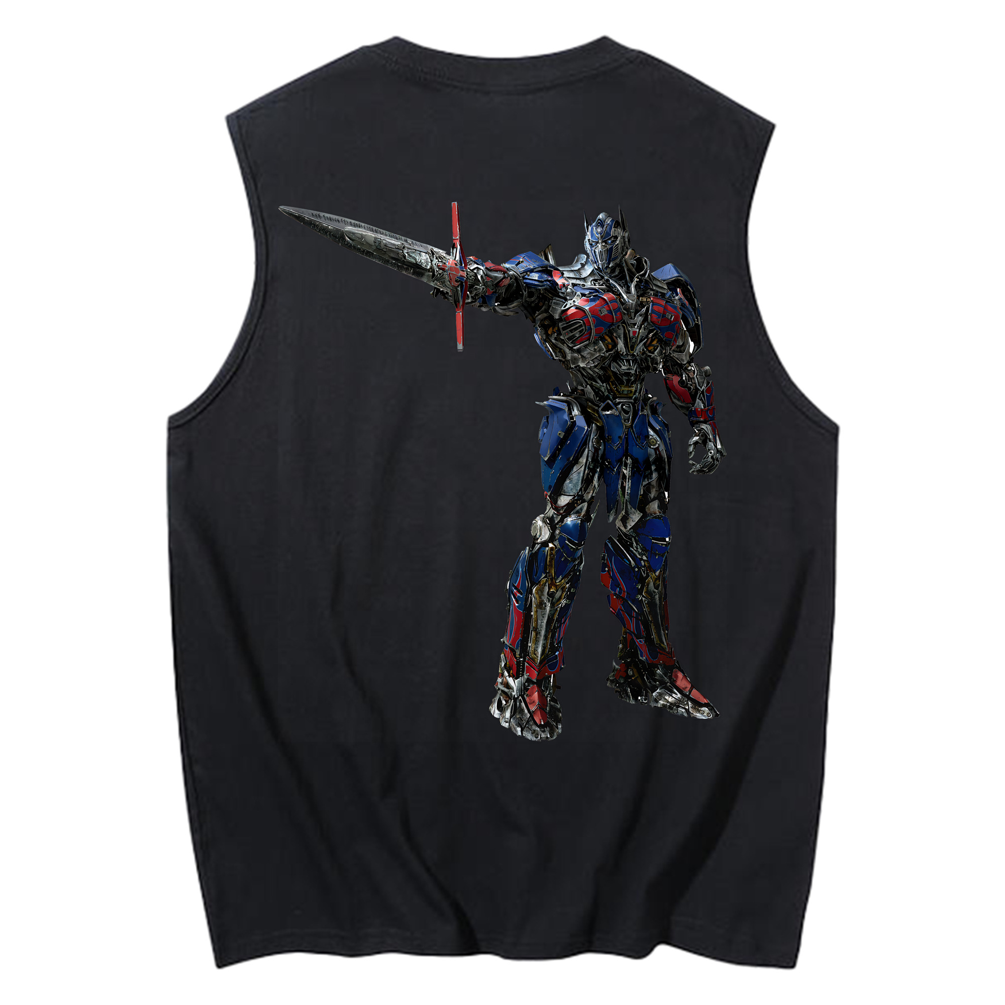 （画像用） Transformers トランスフォーマー コットン100％タンクトップ（背面プリント）