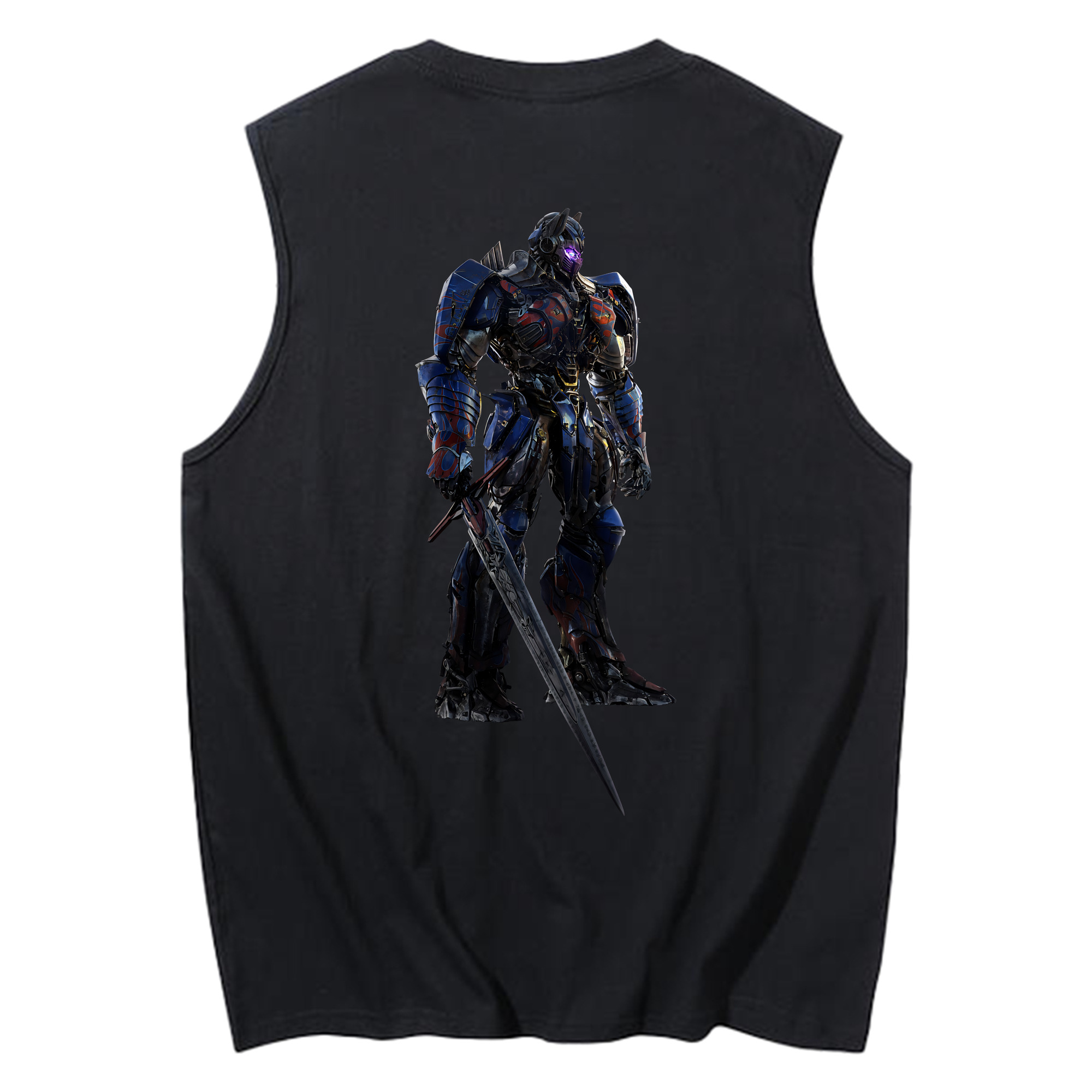（画像用） Transformers トランスフォーマー コットン100％タンクトップ（背面プリント）