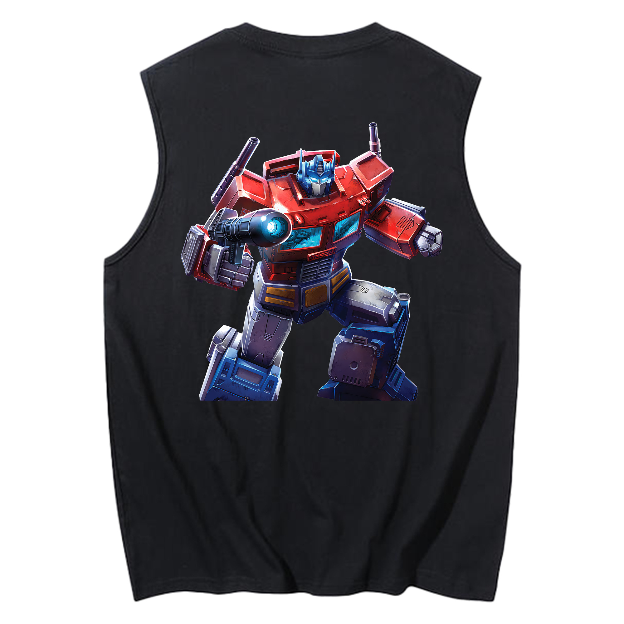 （画像用） Transformers トランスフォーマー コットン100％タンクトップ（背面プリント）