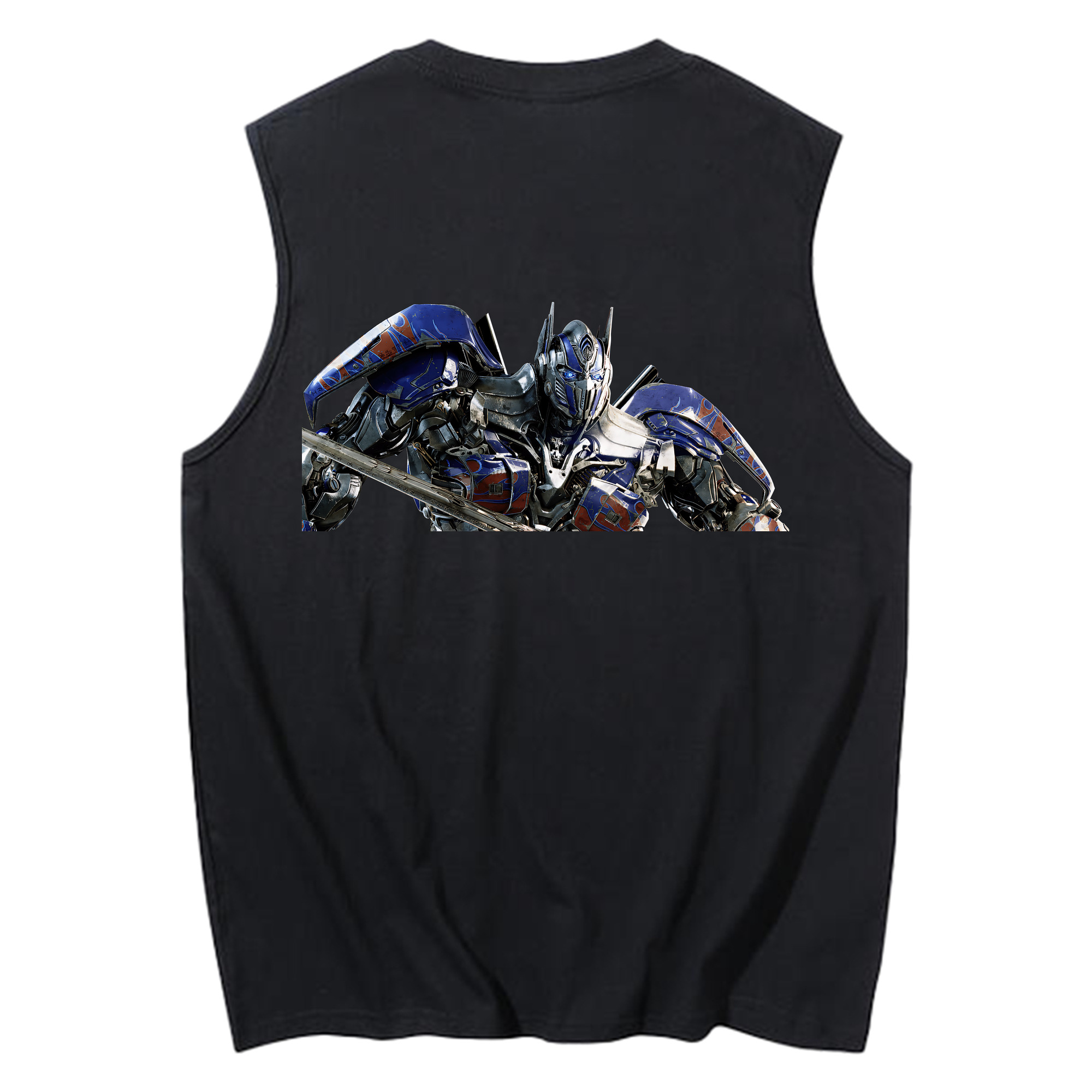 （画像用） Transformers トランスフォーマー コットン100％タンクトップ（背面プリント）