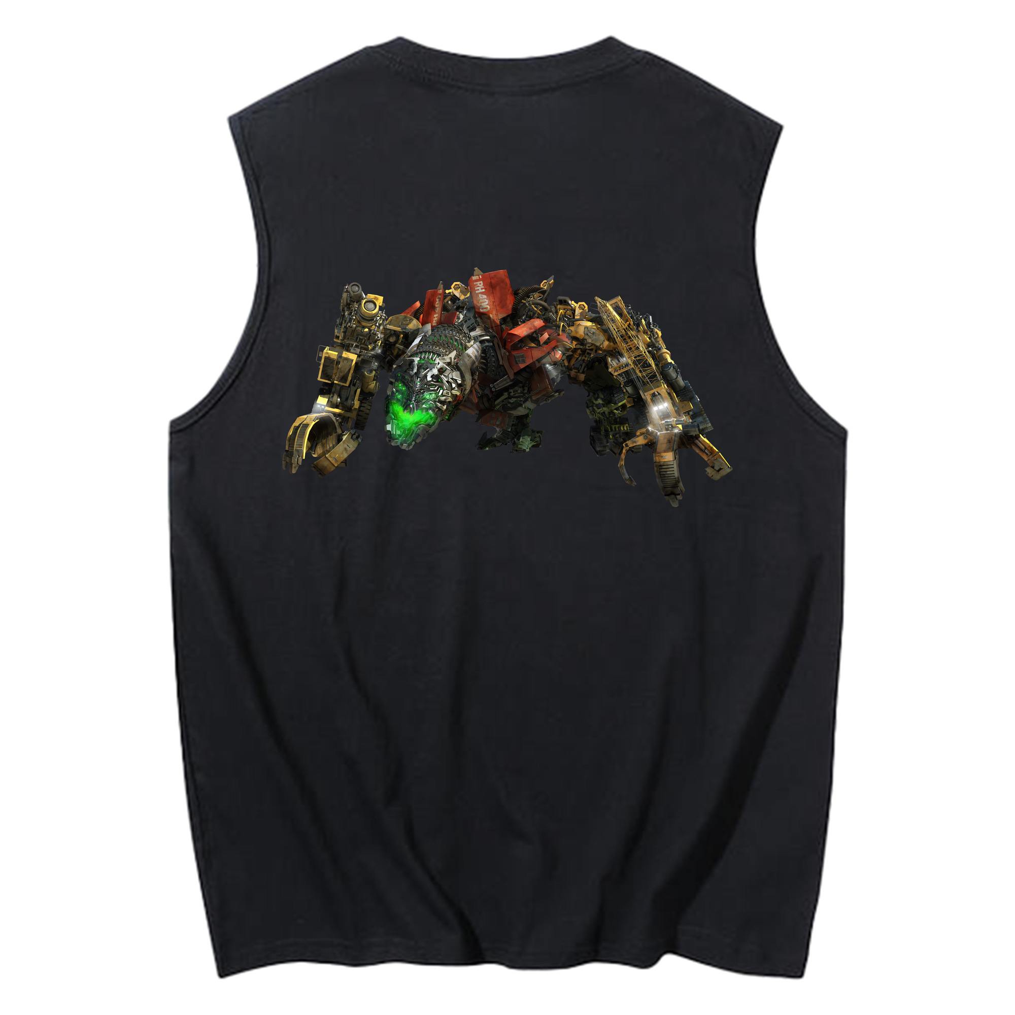 （画像用） Transformers トランスフォーマー コットン100％タンクトップ（背面プリント）