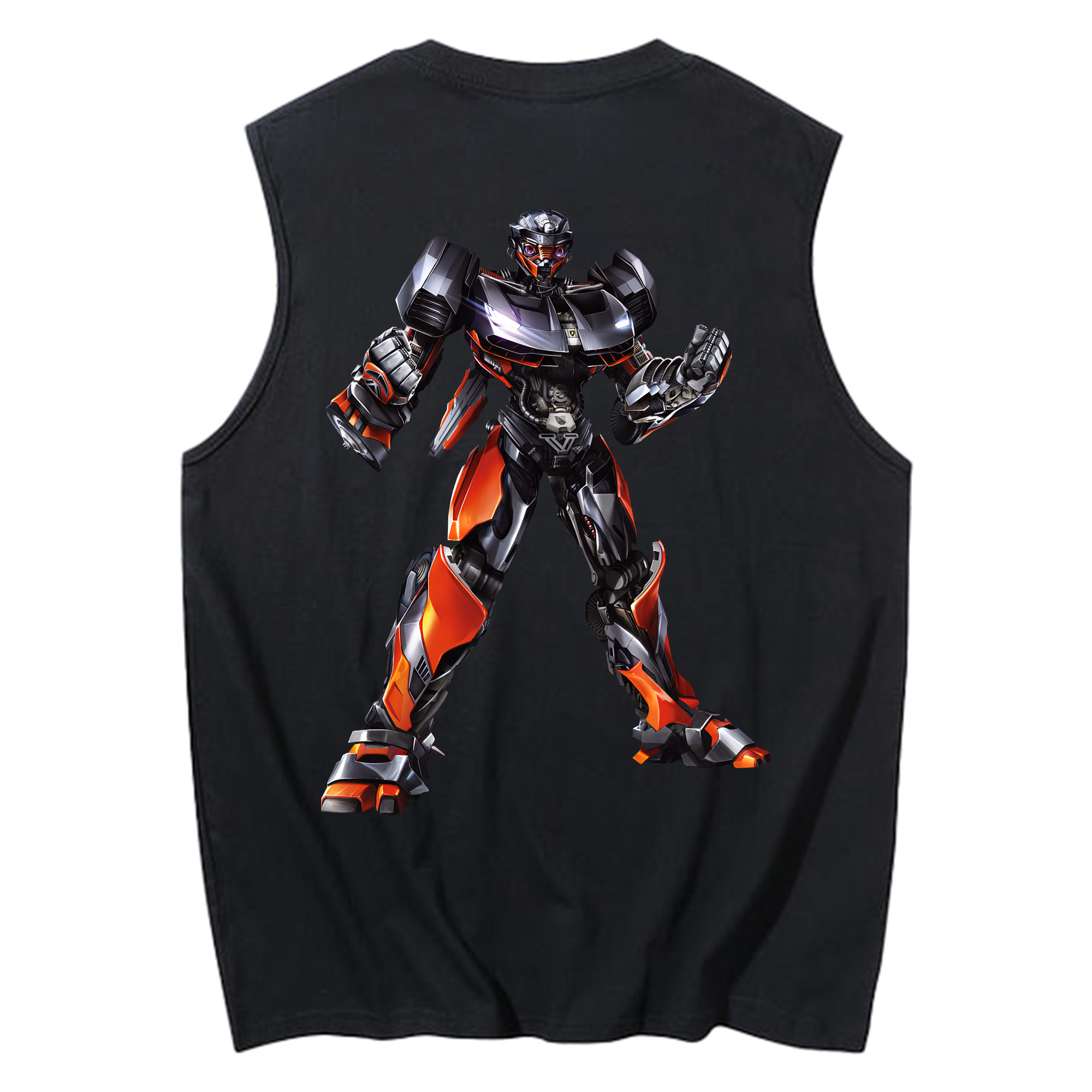 （画像用） Transformers トランスフォーマー コットン100％タンクトップ（背面プリント）