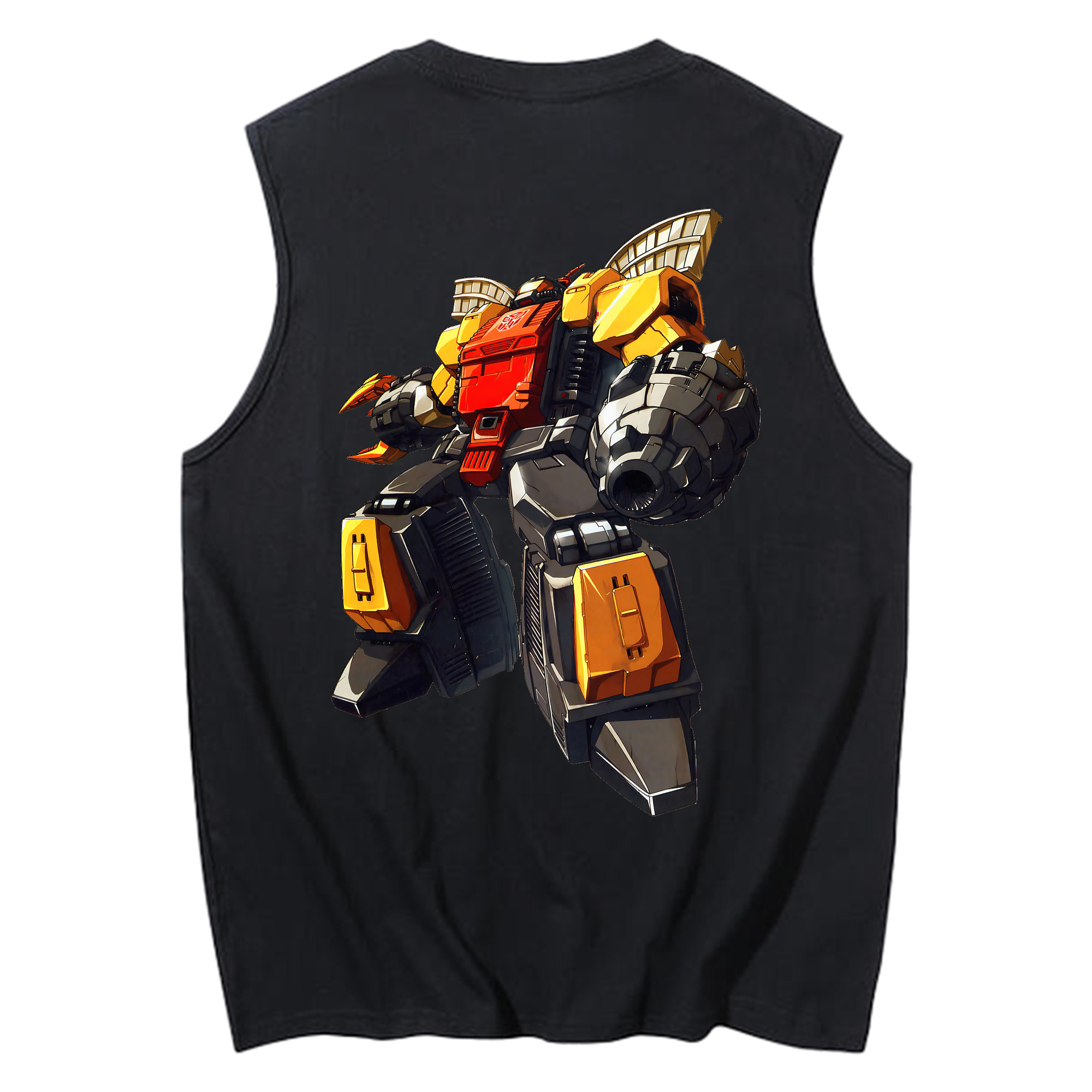 （画像用） Transformers トランスフォーマー コットン100％タンクトップ（背面プリント）