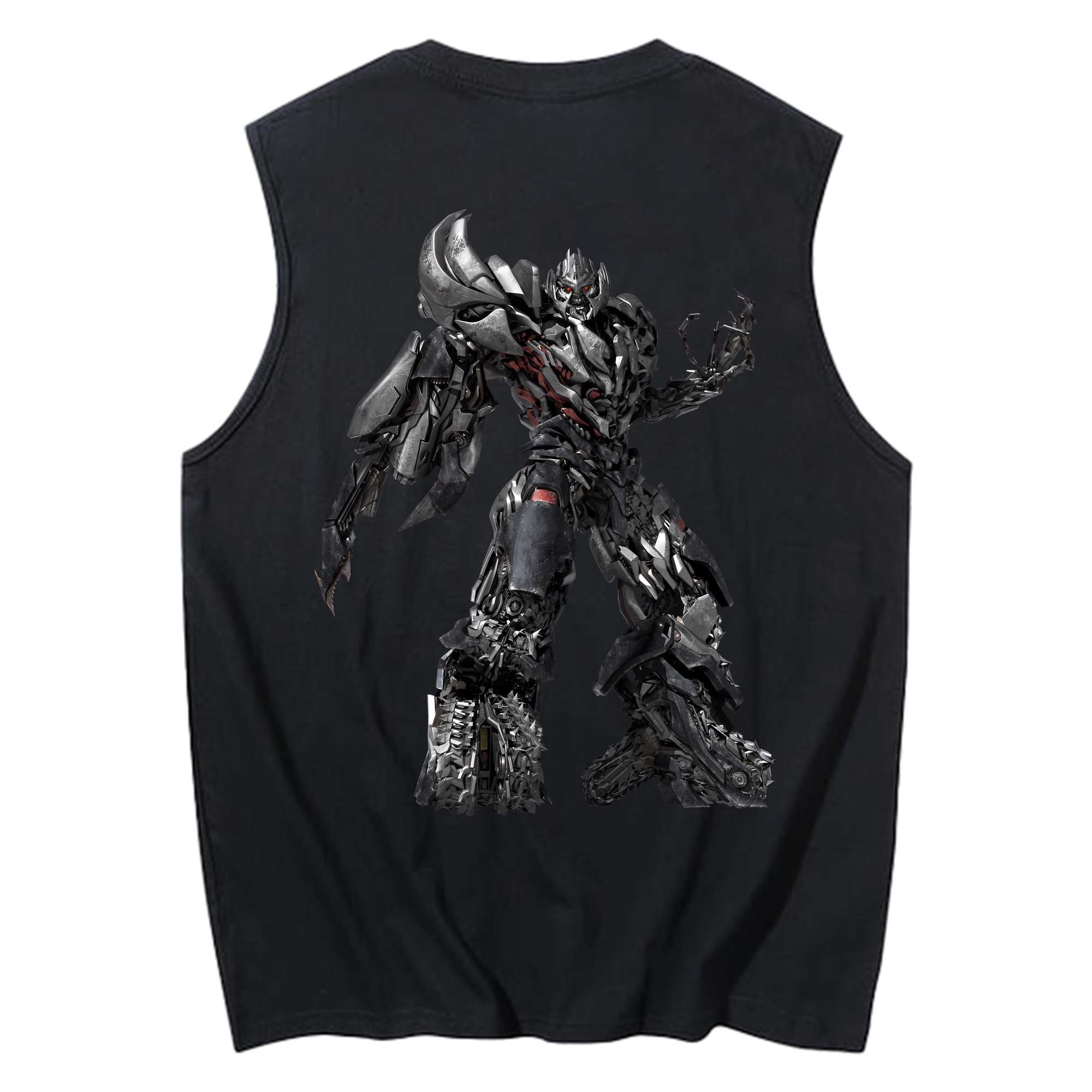 （画像用） Transformers トランスフォーマー コットン100％タンクトップ（背面プリント）