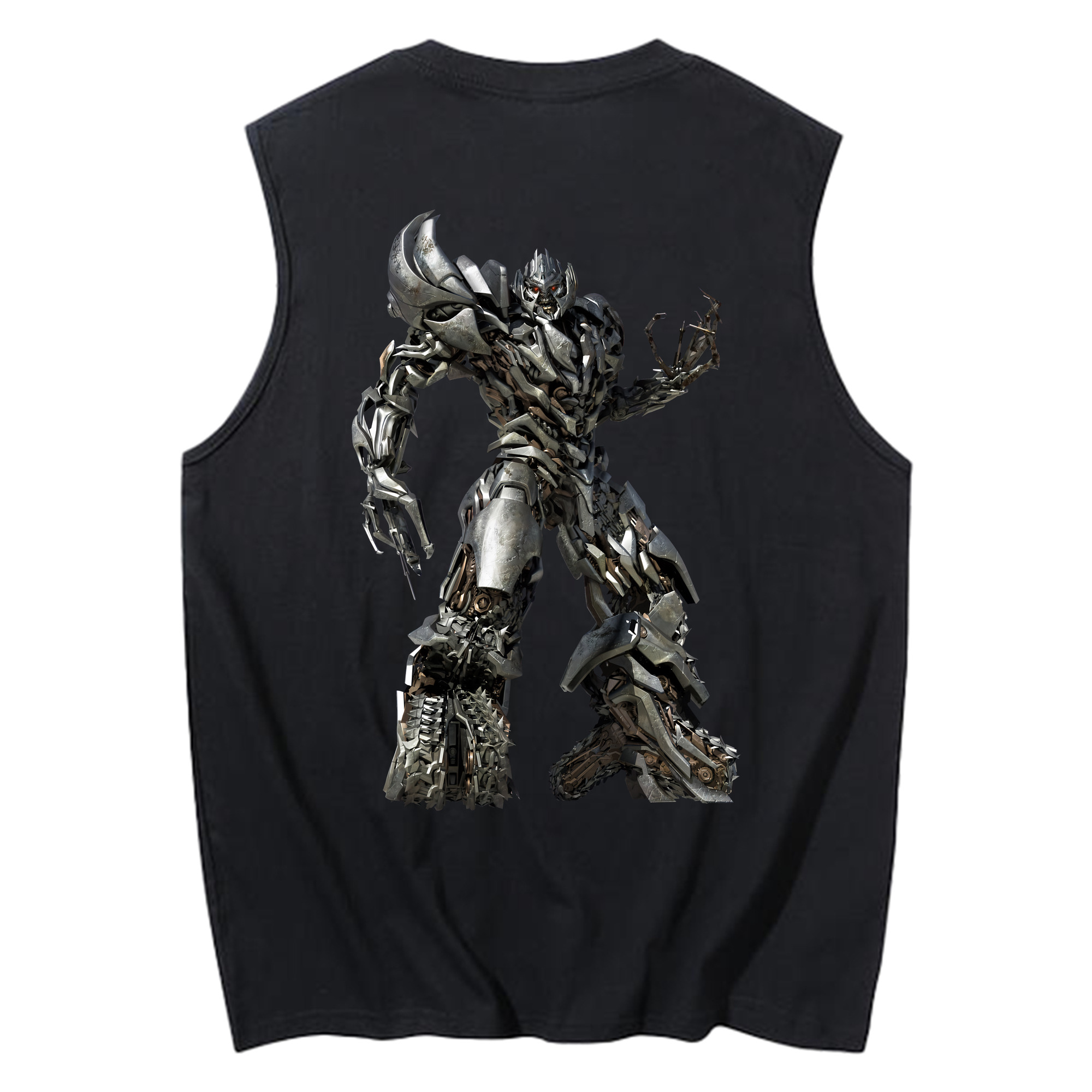 （画像用） Transformers トランスフォーマー コットン100％タンクトップ（背面プリント）