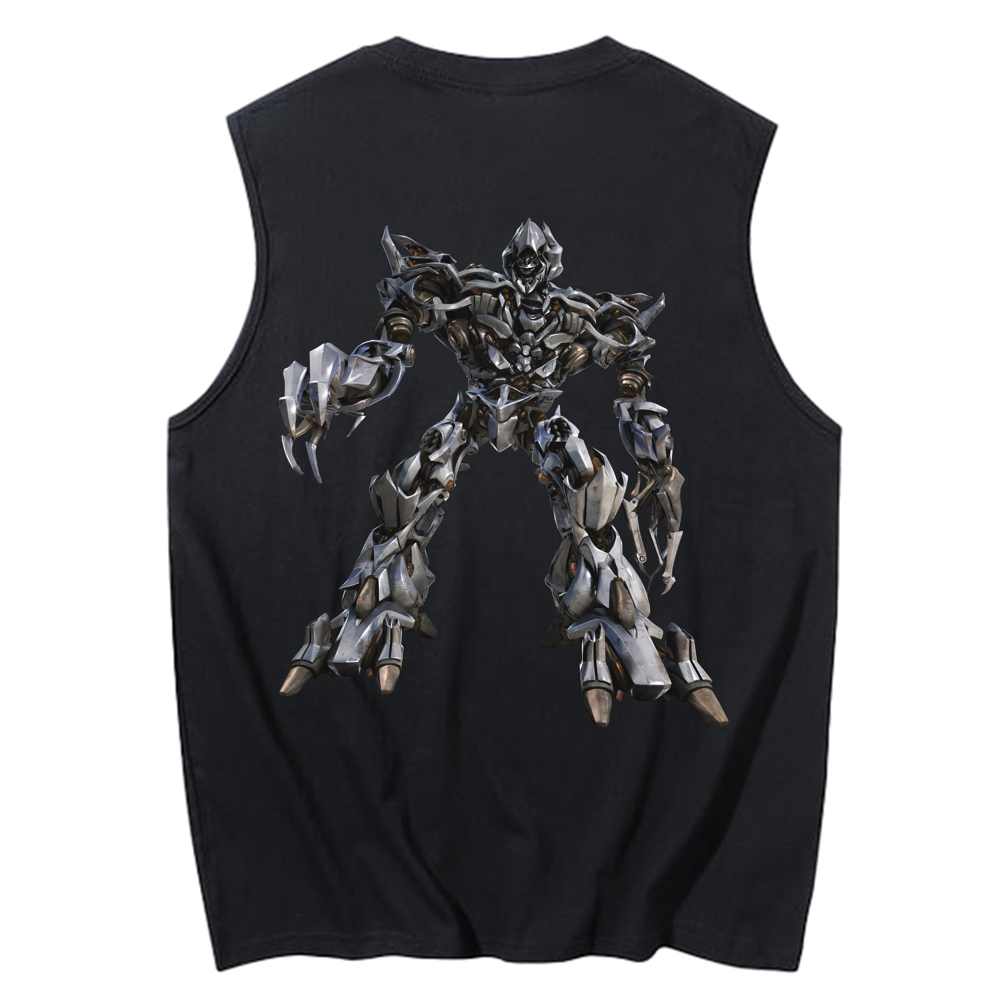 （画像用） Transformers トランスフォーマー コットン100％タンクトップ（背面プリント）
