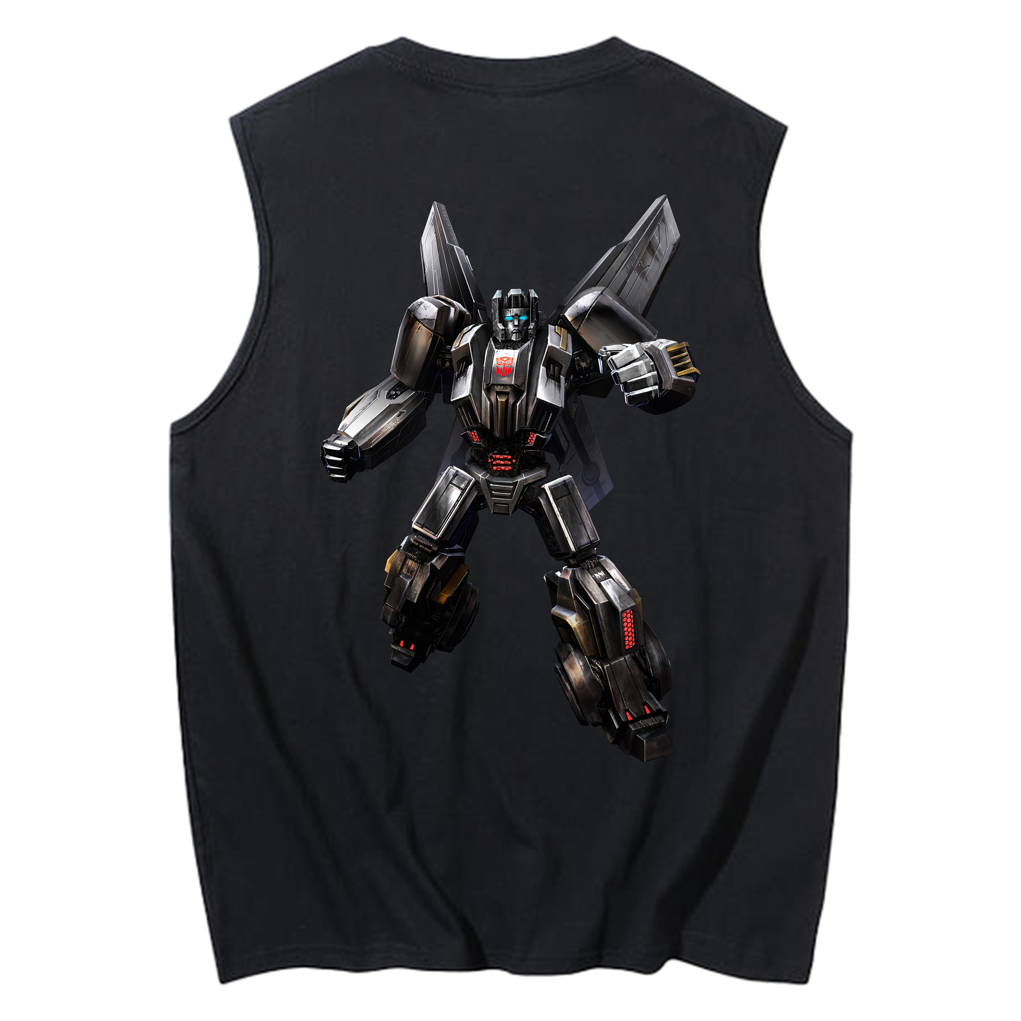 （画像用） Transformers トランスフォーマー コットン100％タンクトップ（背面プリント）