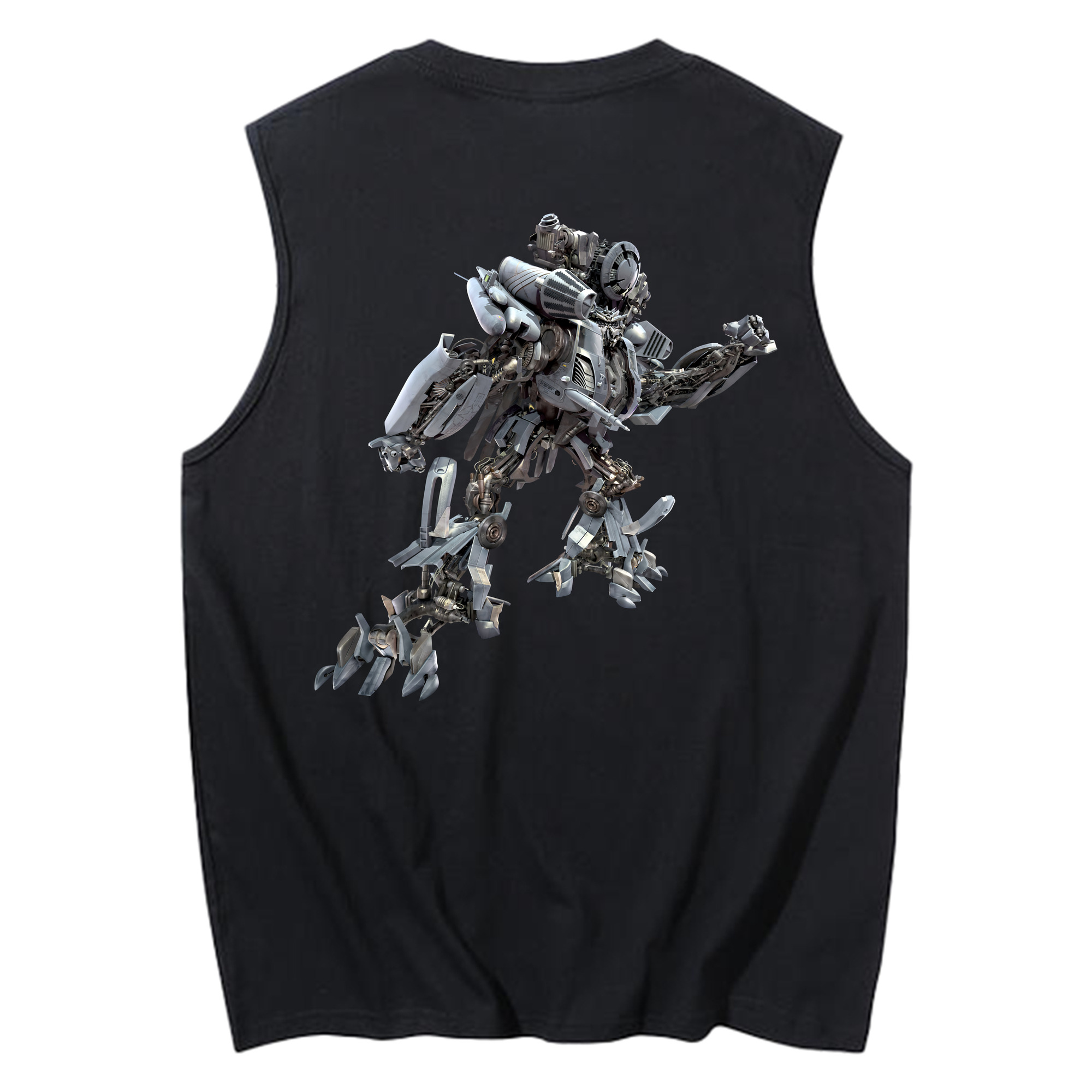 （画像用） Transformers トランスフォーマー コットン100％タンクトップ（背面プリント）
