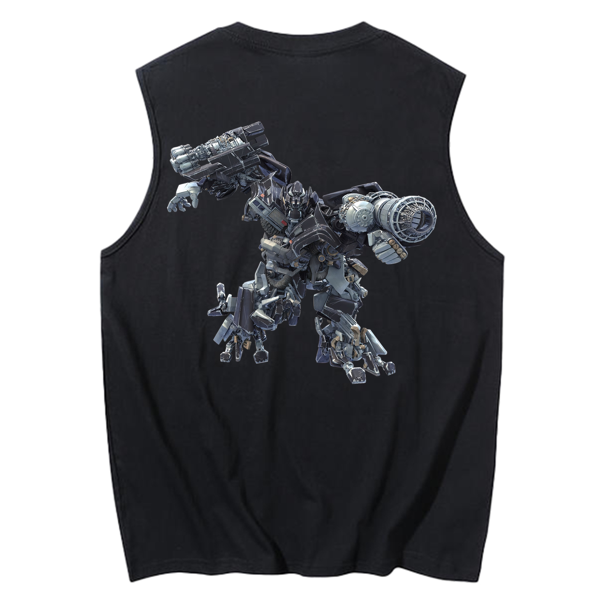 （画像用） Transformers トランスフォーマー コットン100％タンクトップ（背面プリント）