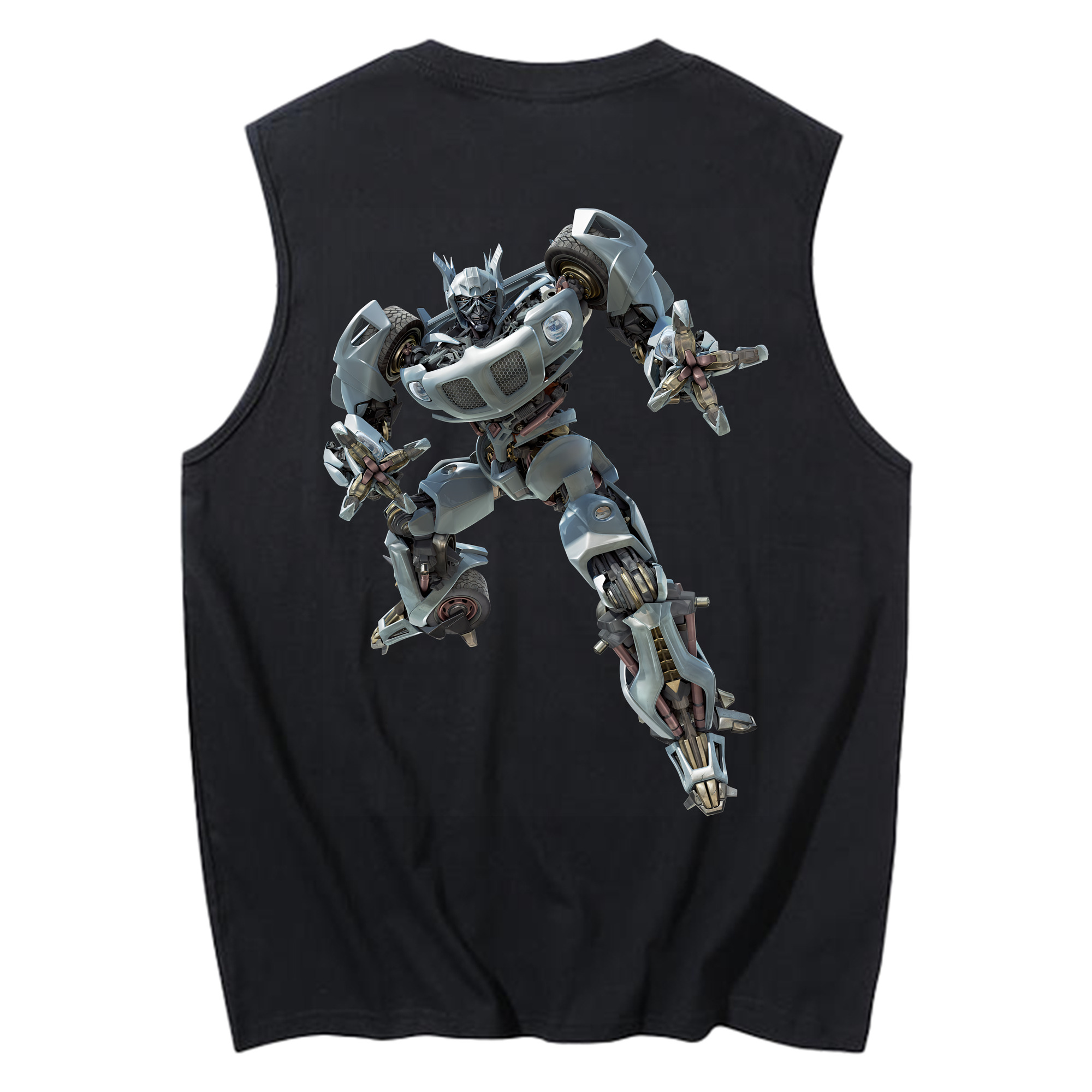 （画像用） Transformers トランスフォーマー コットン100％タンクトップ（背面プリント）