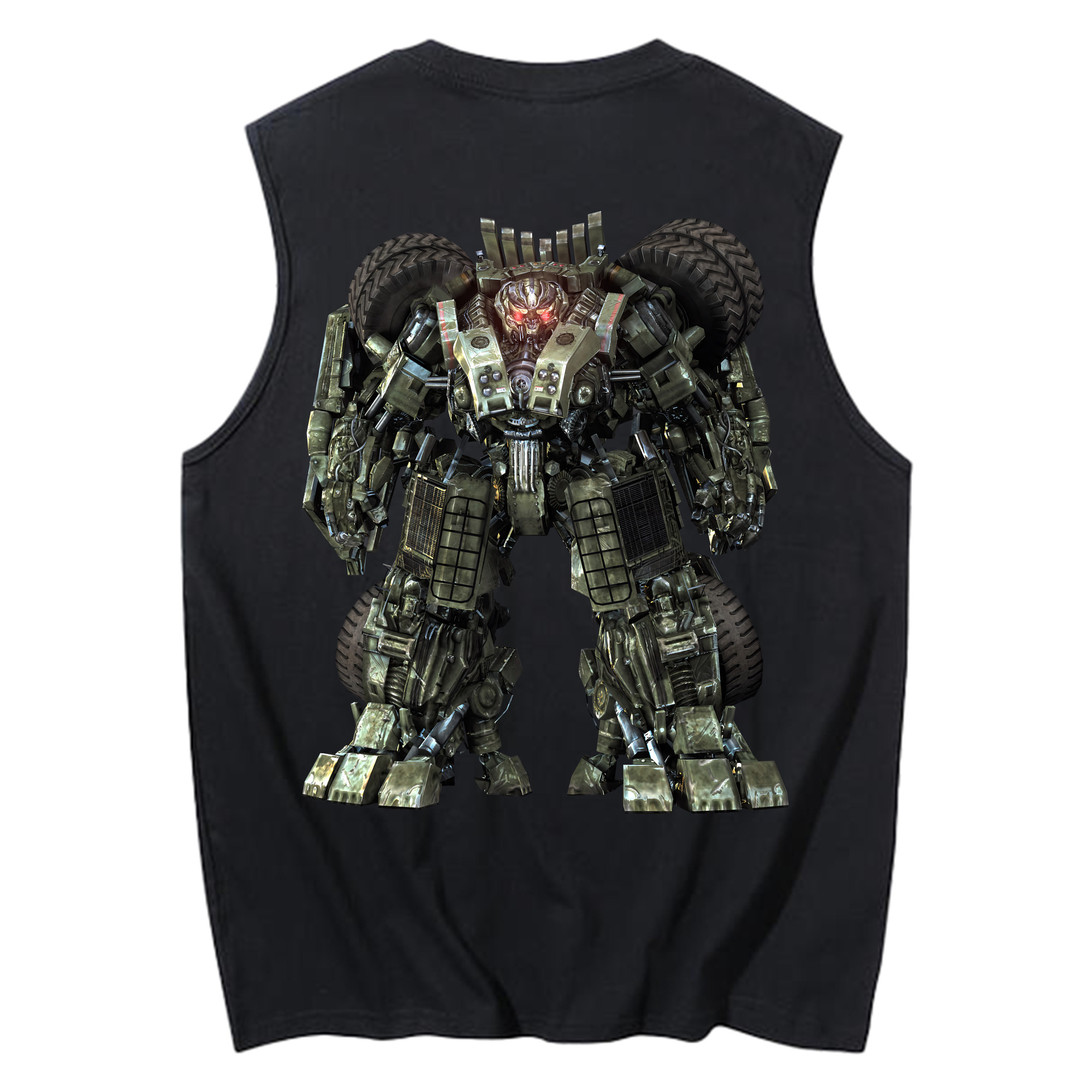 （画像用） Transformers トランスフォーマー コットン100％タンクトップ（背面プリント）