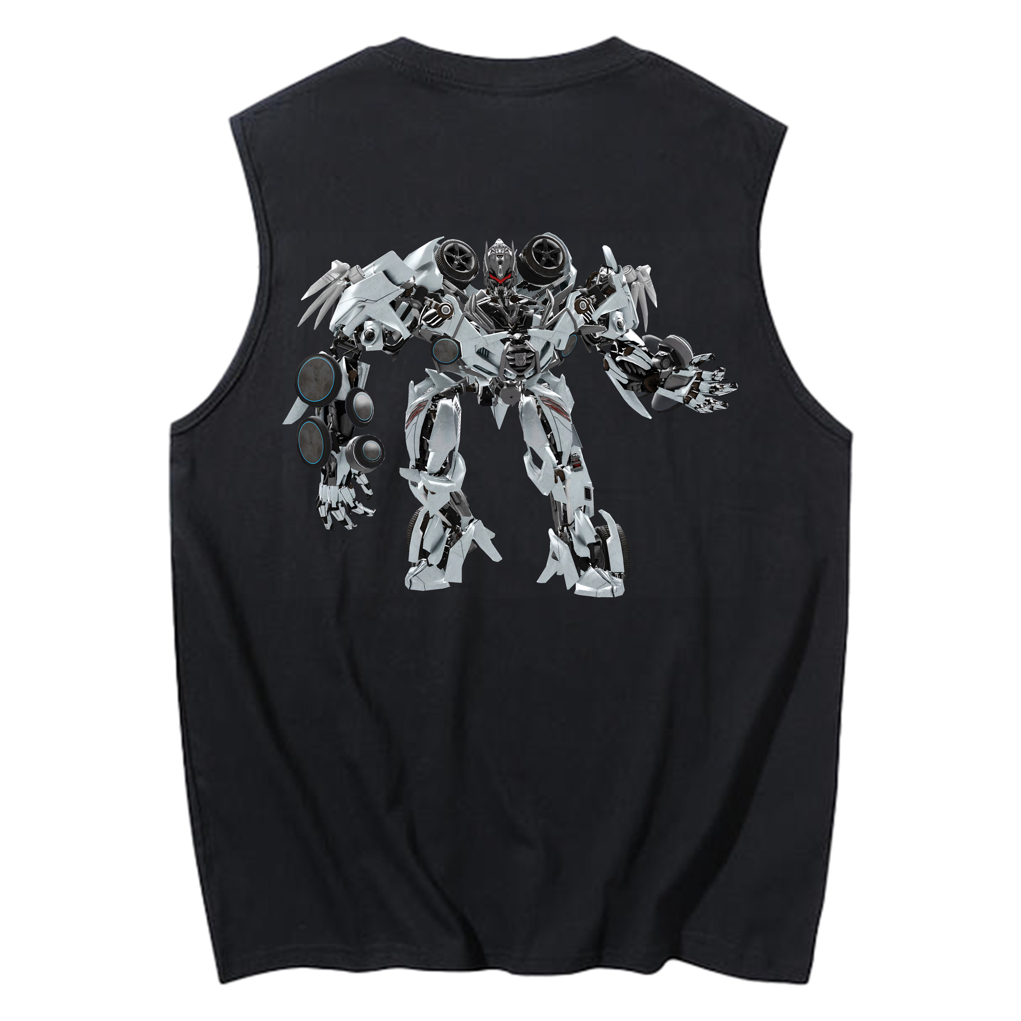 （画像用） Transformers トランスフォーマー コットン100％タンクトップ（背面プリント）