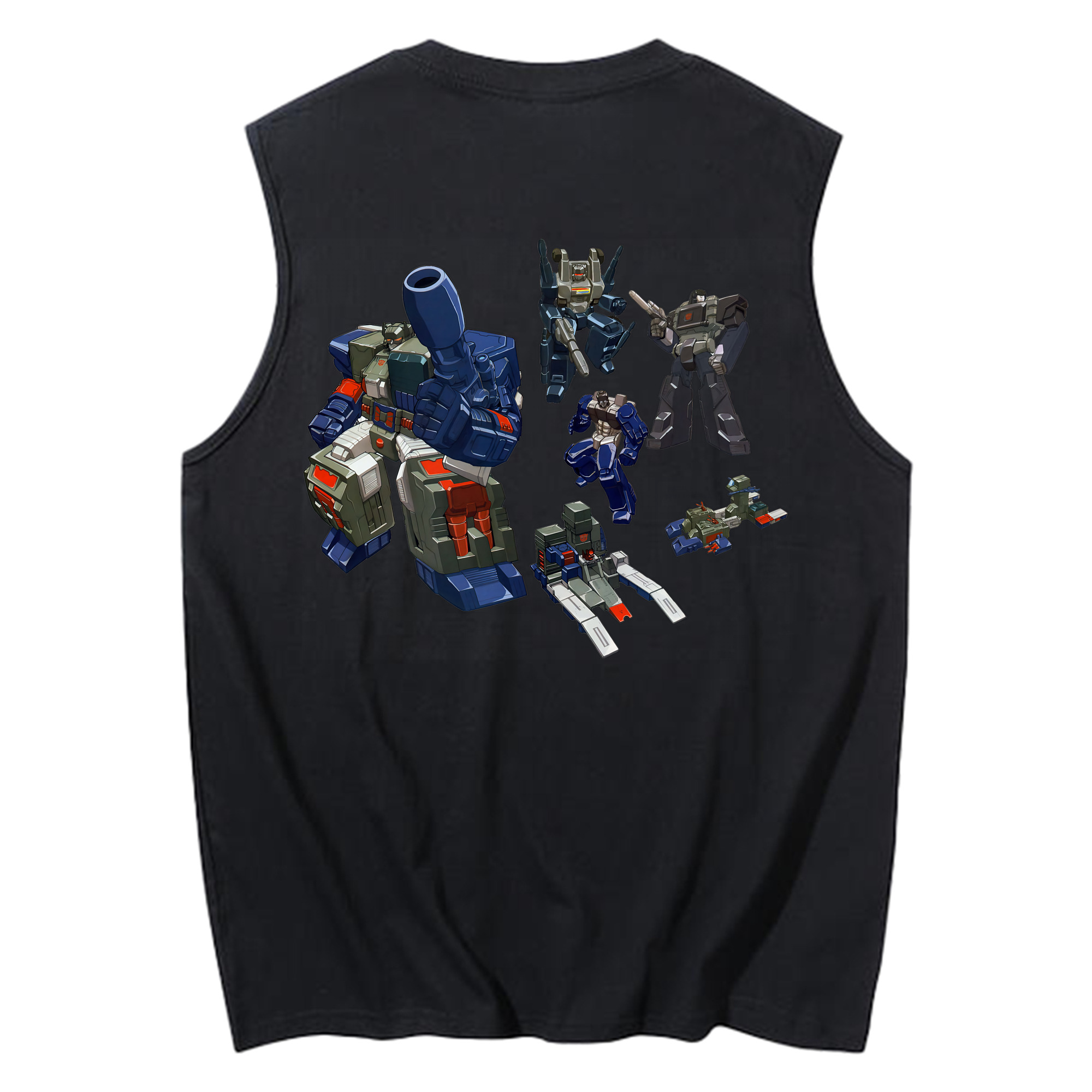 （画像用） Transformers トランスフォーマー コットン100％タンクトップ（背面プリント）