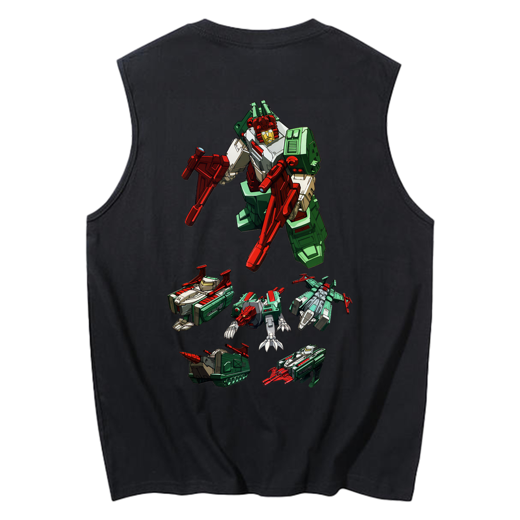 （画像用） Transformers トランスフォーマー コットン100％タンクトップ（背面プリント）