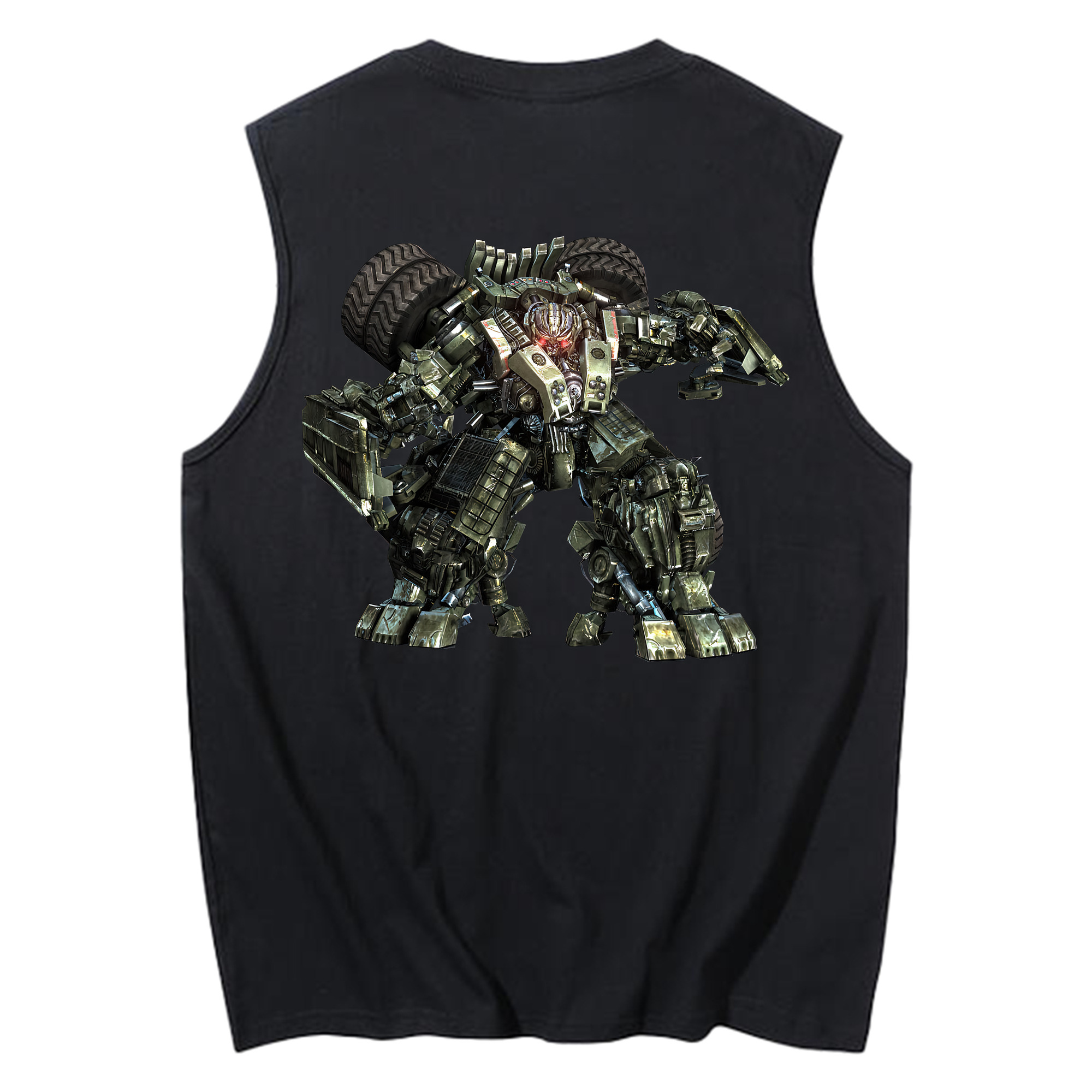 （画像用） Transformers トランスフォーマー コットン100％タンクトップ（背面プリント）