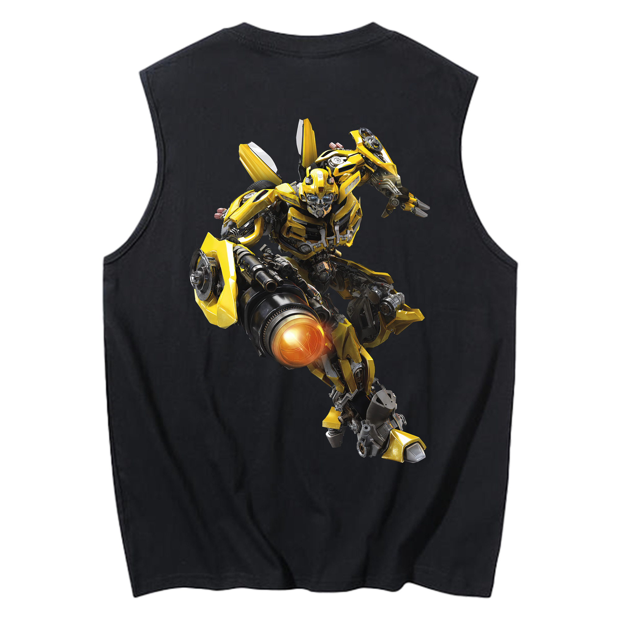 （画像用） Transformers トランスフォーマー コットン100％タンクトップ（背面プリント）