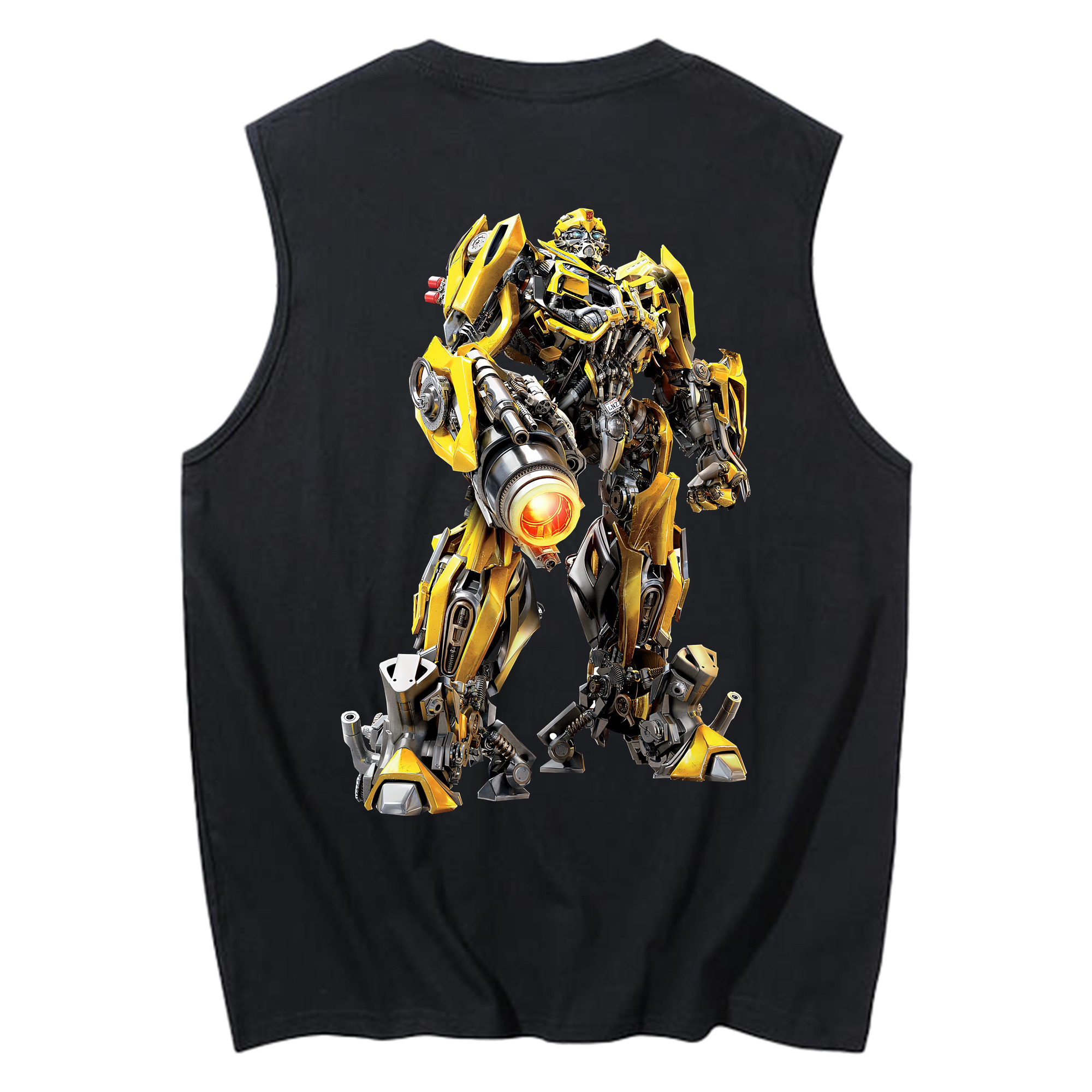 （画像用） Transformers トランスフォーマー コットン100％タンクトップ（背面プリント）
