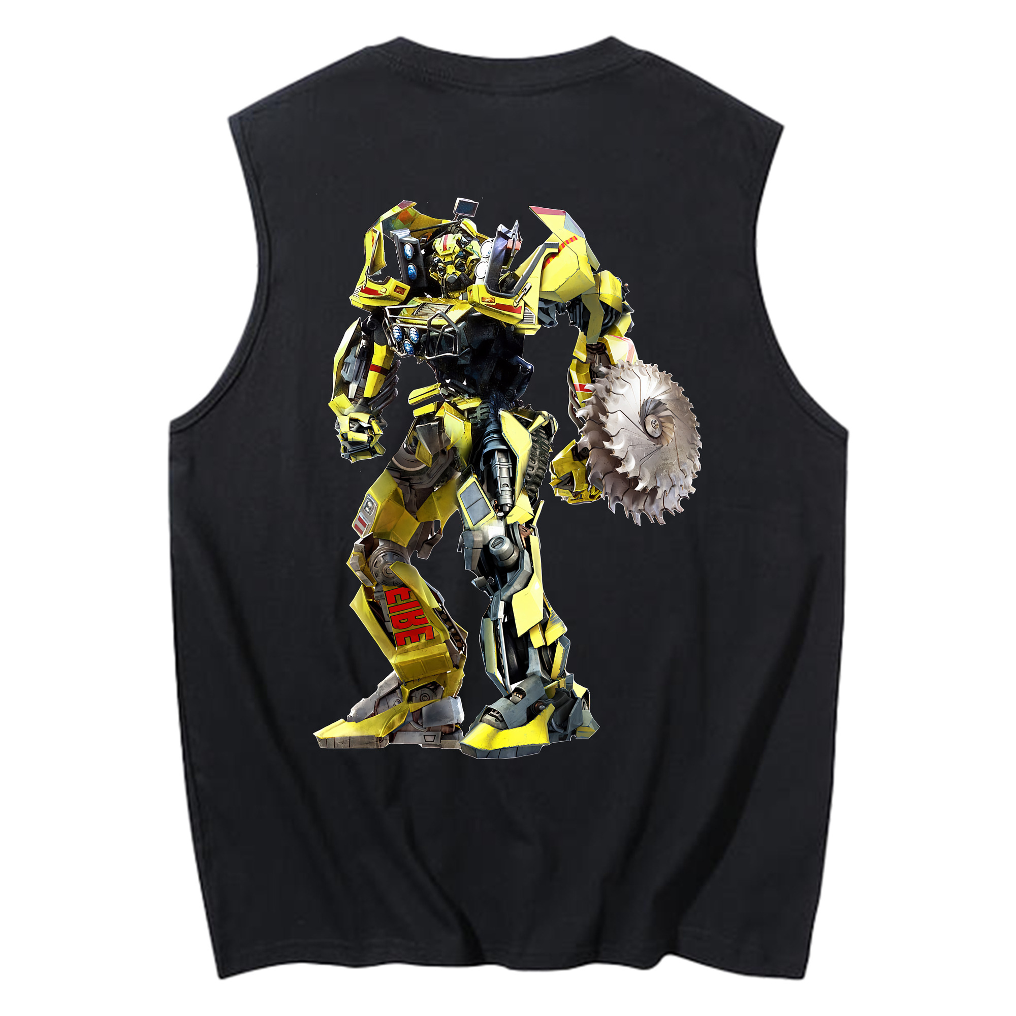 （画像用） Transformers トランスフォーマー コットン100％タンクトップ（背面プリント）