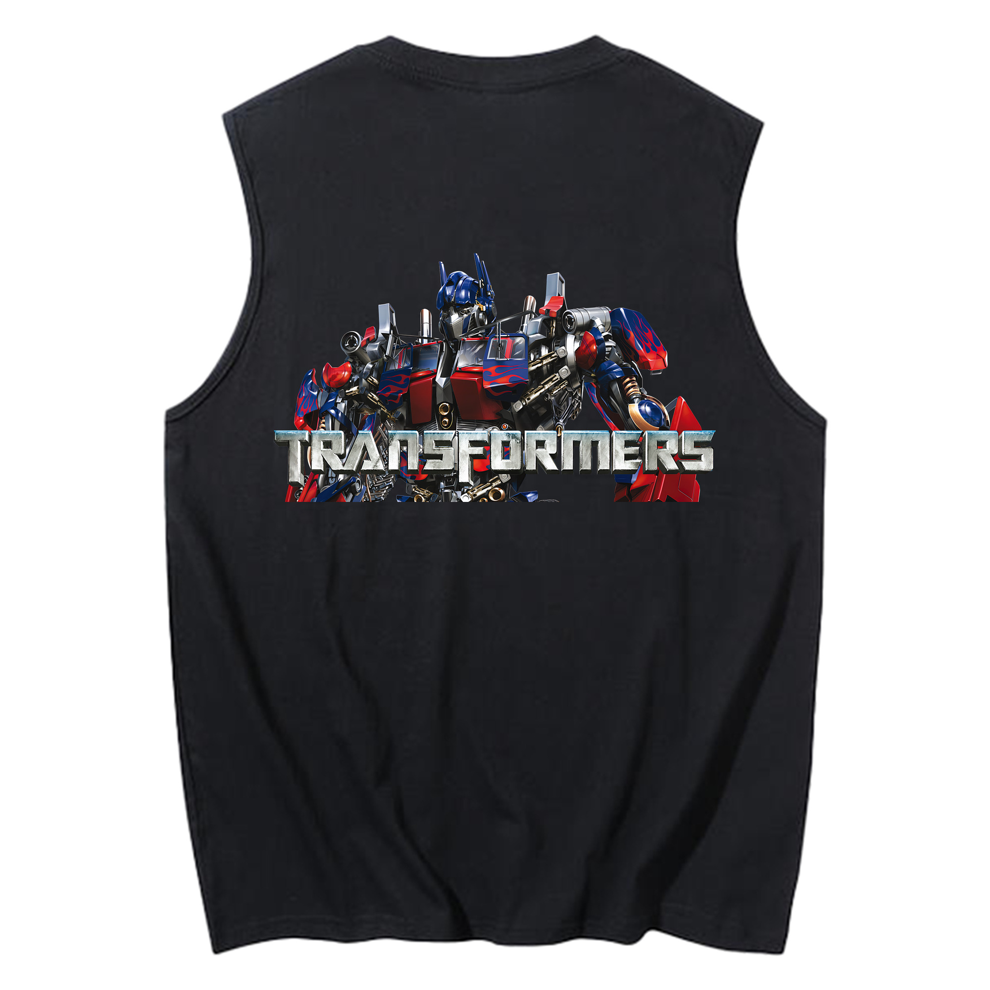 （画像用） Transformers トランスフォーマー コットン100％タンクトップ（背面プリント）
