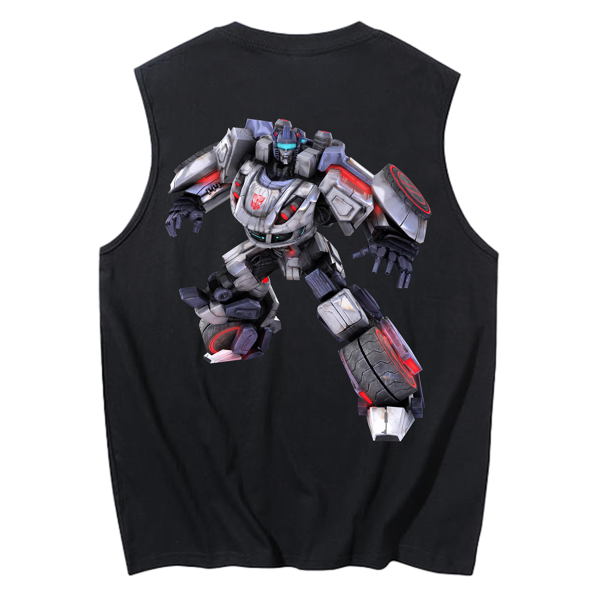 （画像用） Transformers トランスフォーマー コットン100％タンクトップ（背面プリント）
