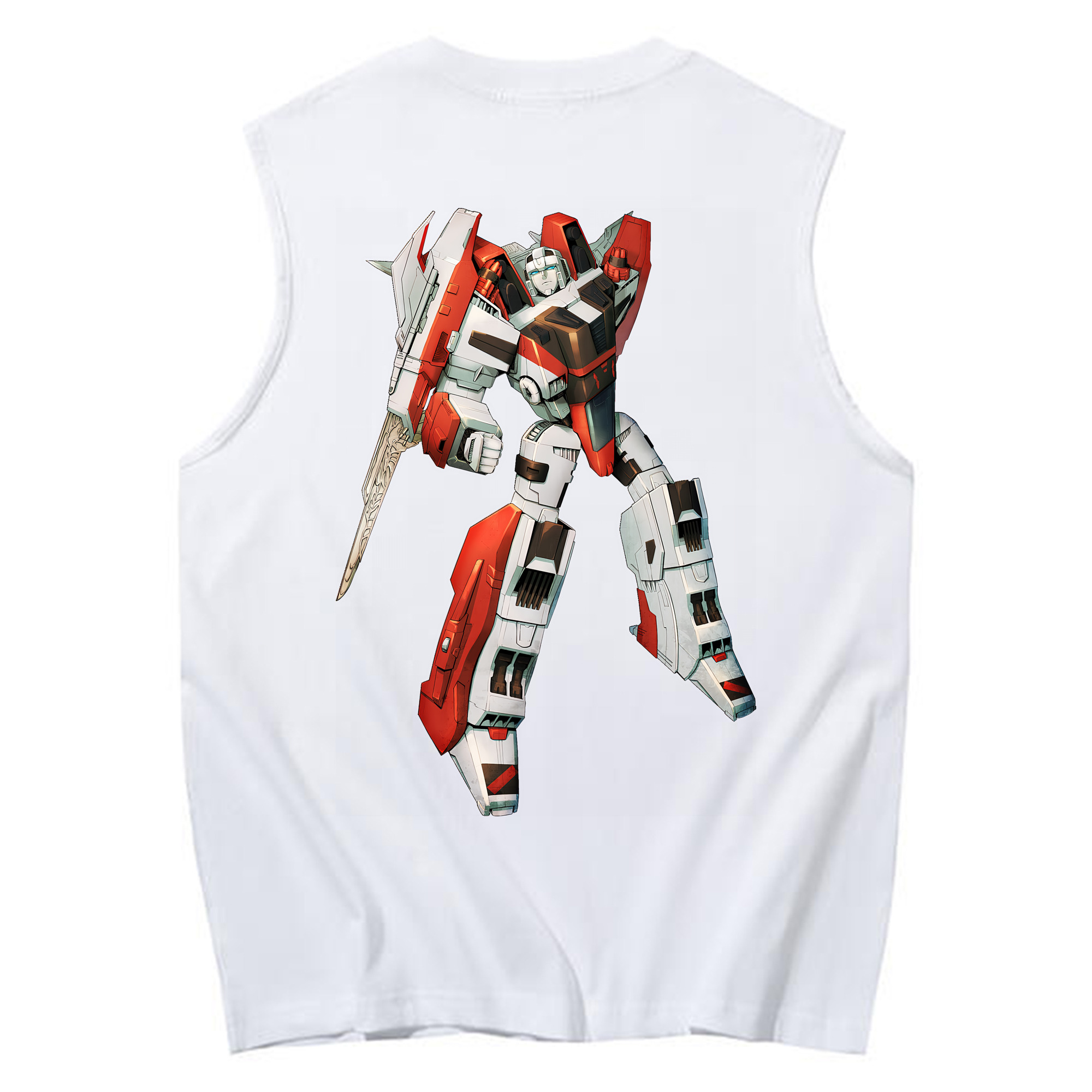 （画像用） Transformers トランスフォーマー コットン100％タンクトップ（背面プリント）