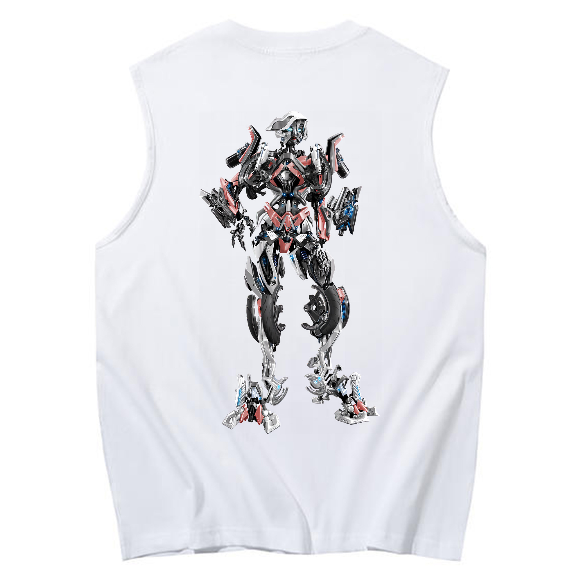 （画像用） Transformers トランスフォーマー コットン100％タンクトップ（背面プリント）