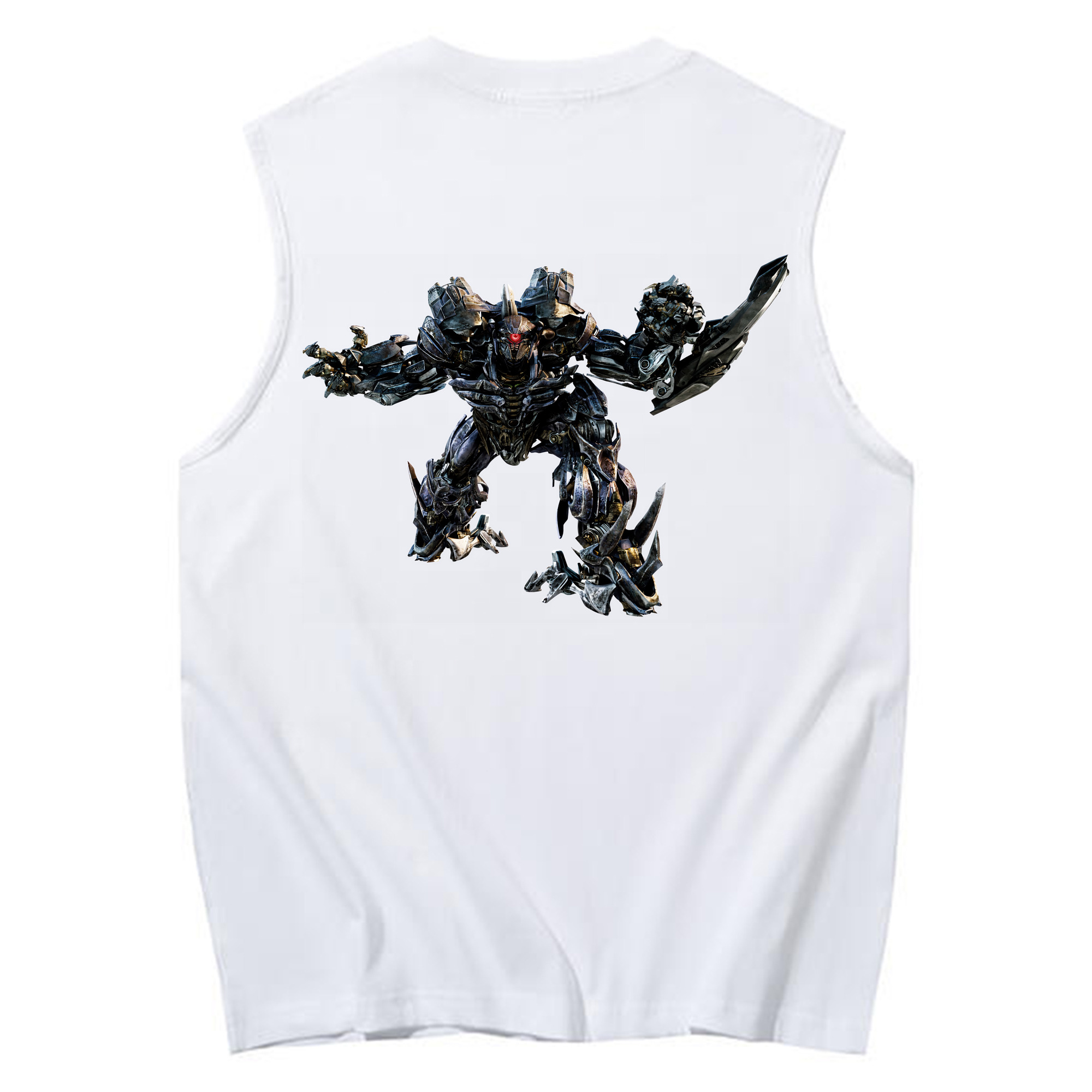 （画像用） Transformers トランスフォーマー コットン100％タンクトップ（背面プリント）
