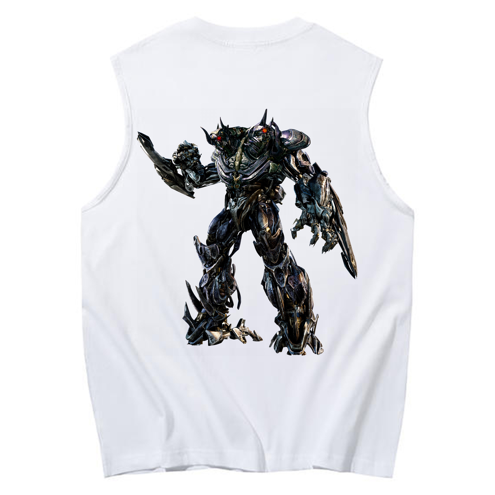 （画像用） Transformers トランスフォーマー コットン100％タンクトップ（背面プリント）