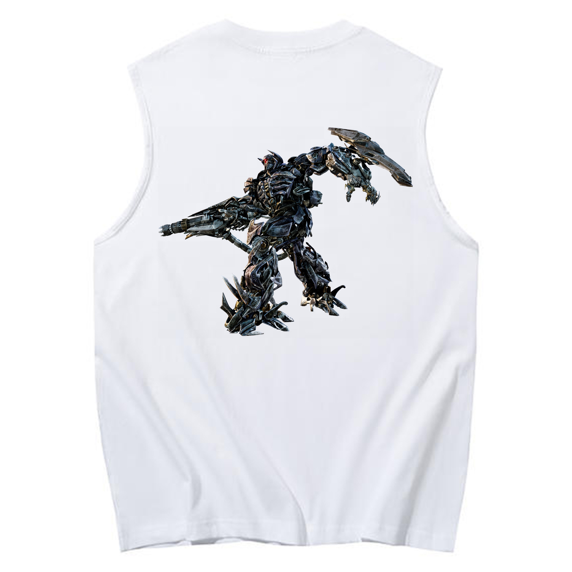 （画像用） Transformers トランスフォーマー コットン100％タンクトップ（背面プリント）