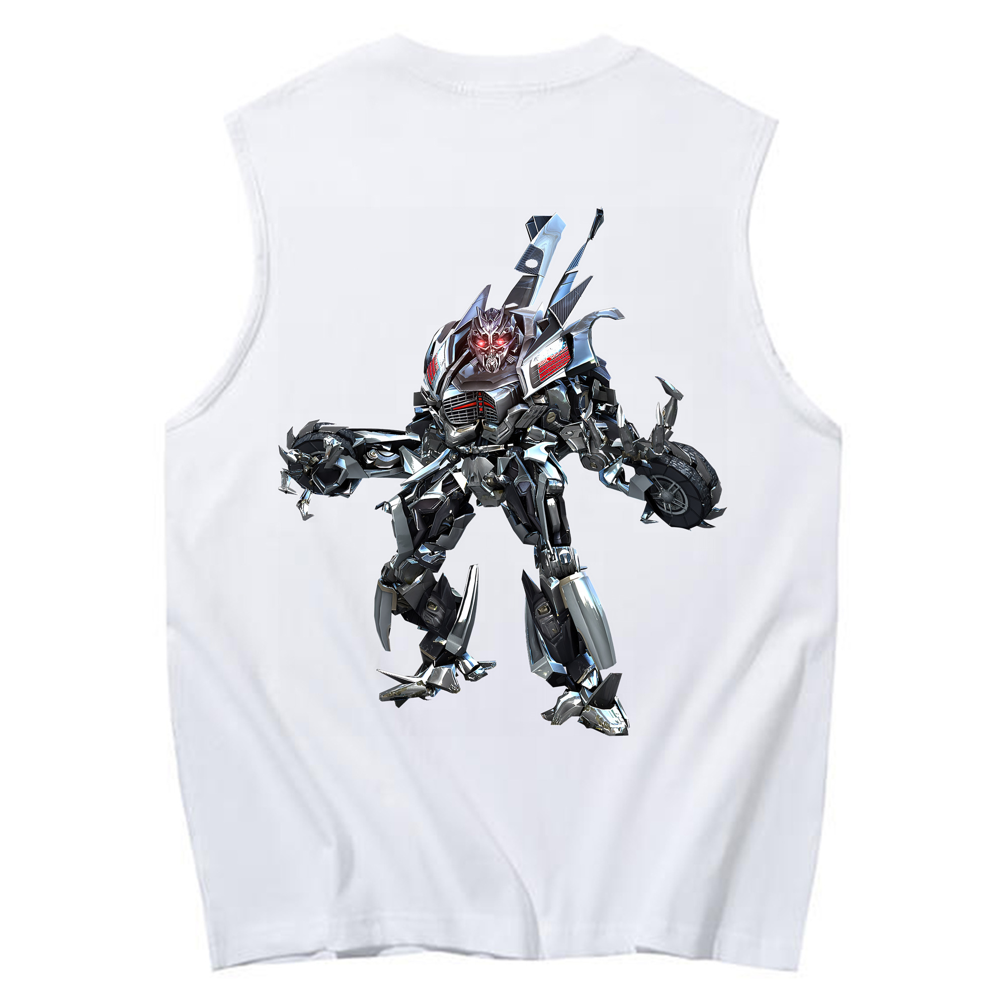 （画像用） Transformers トランスフォーマー コットン100％タンクトップ（背面プリント）