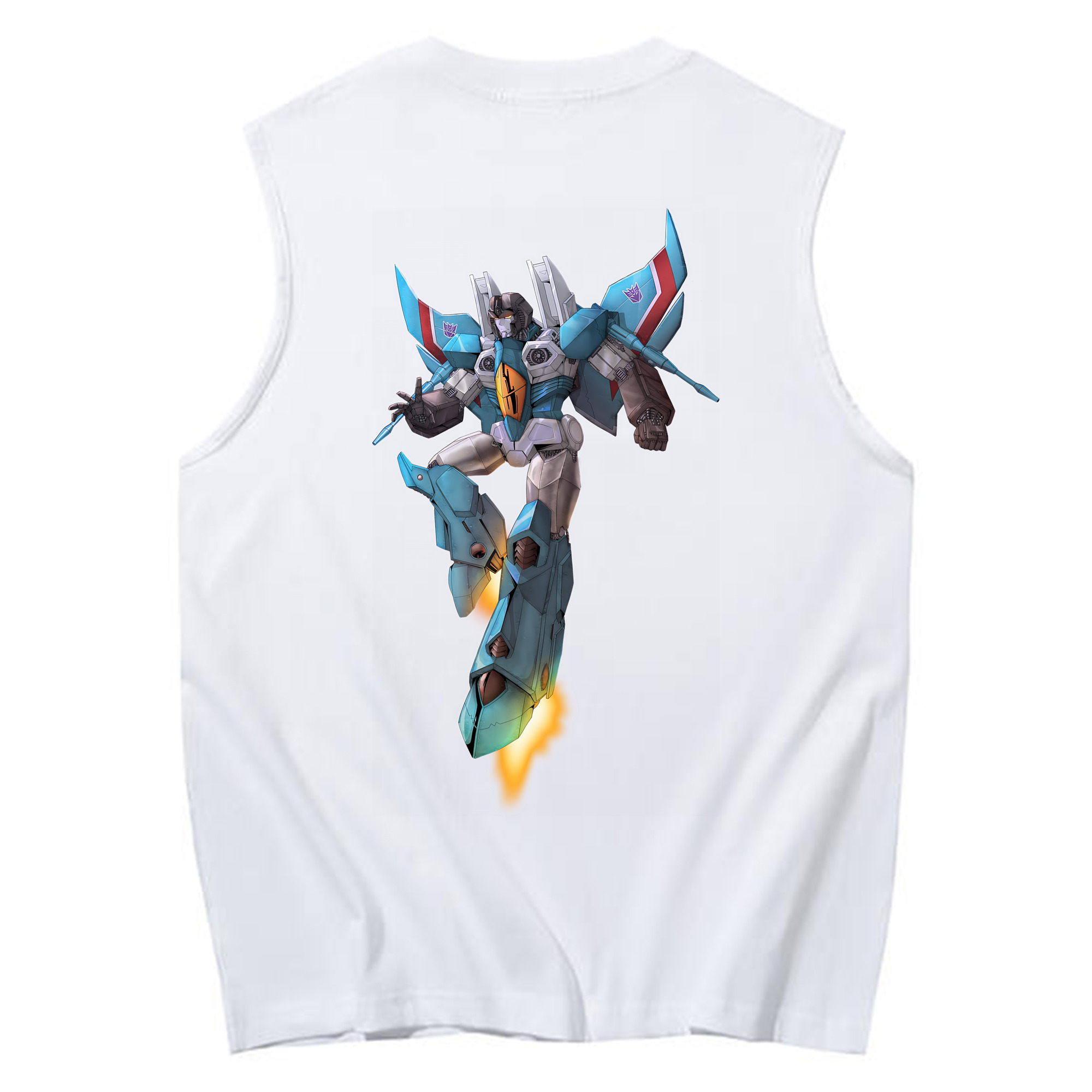 （画像用） Transformers トランスフォーマー コットン100％タンクトップ（背面プリント）