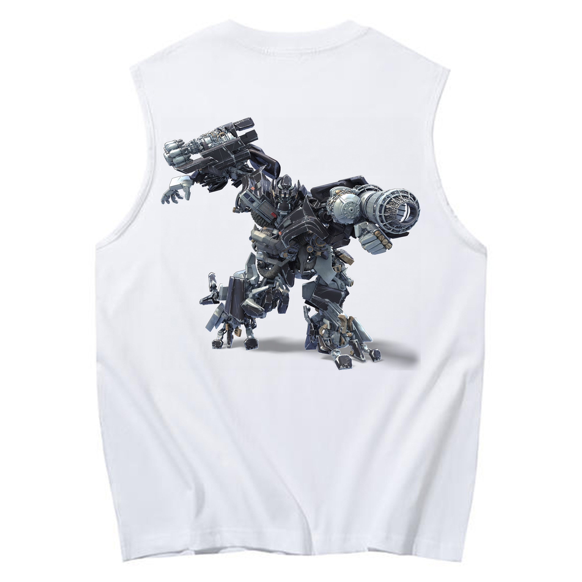 （画像用） Transformers トランスフォーマー コットン100％タンクトップ（背面プリント）